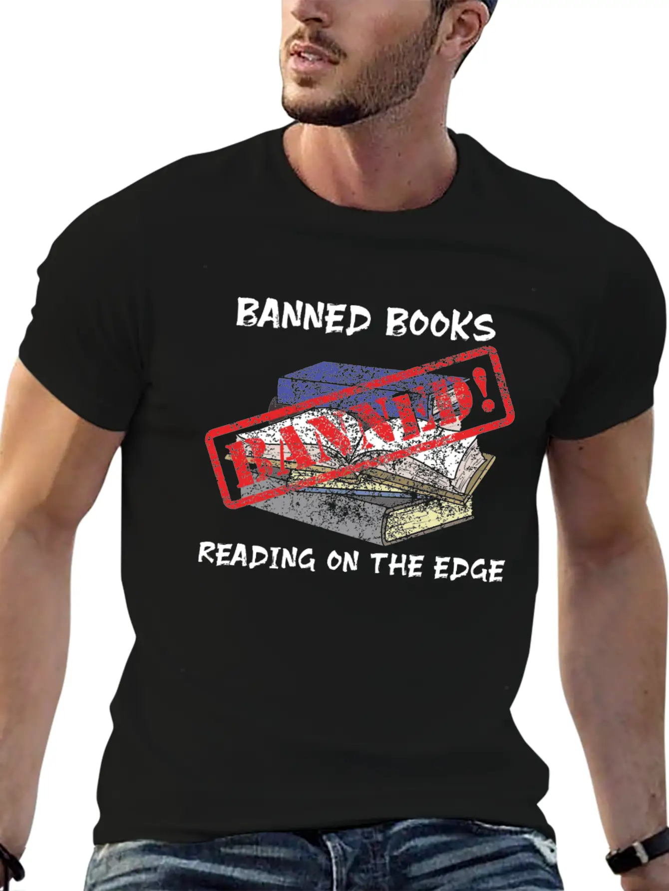 Banned Books Read Banned Reading Banned Books Modern Fit Casual T-Shirt – Clean And Versatile Design