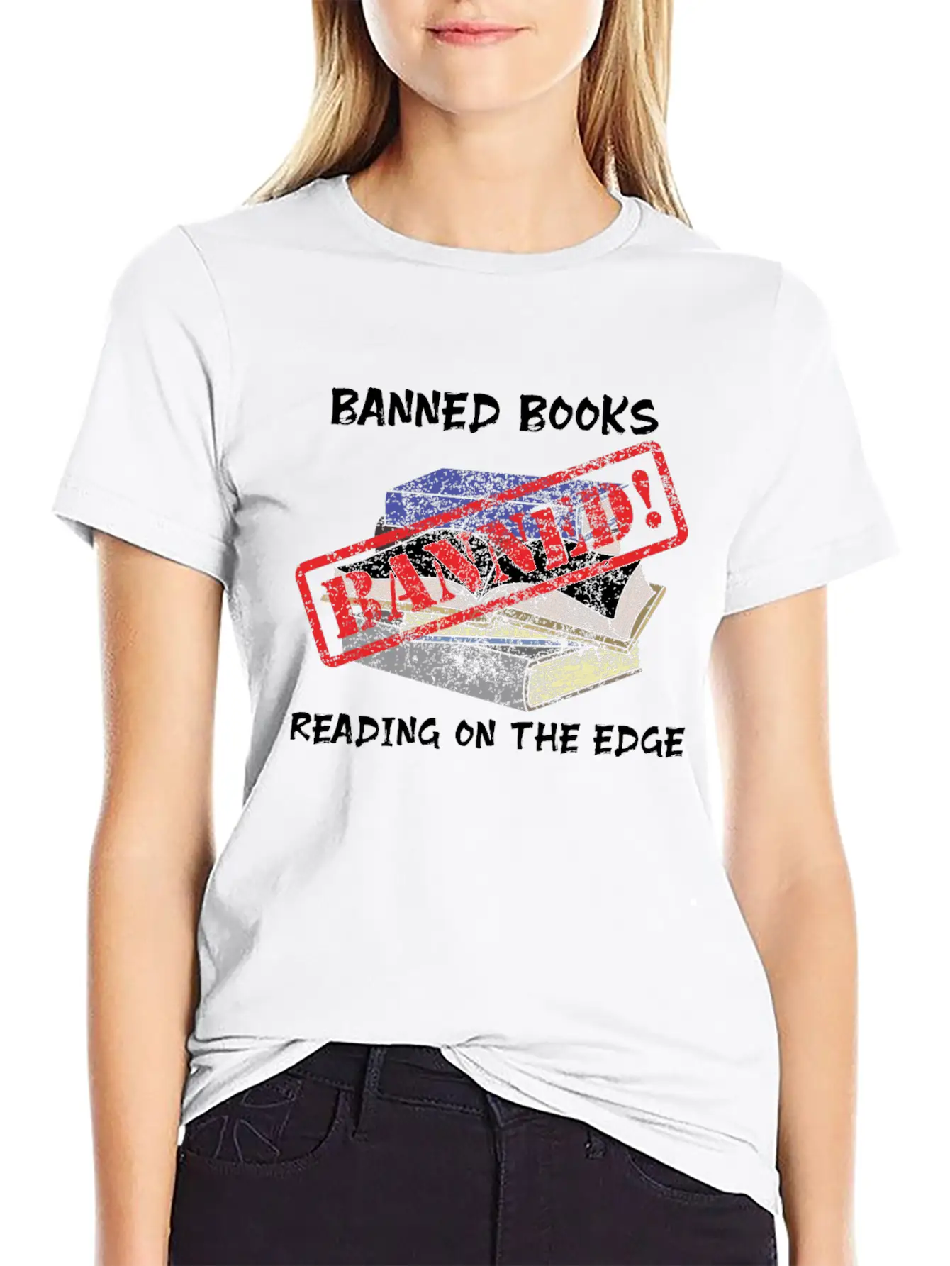 Banned Books Read Banned Reading Banned Books Modern Fit Casual T-Shirt – Clean And Versatile Design