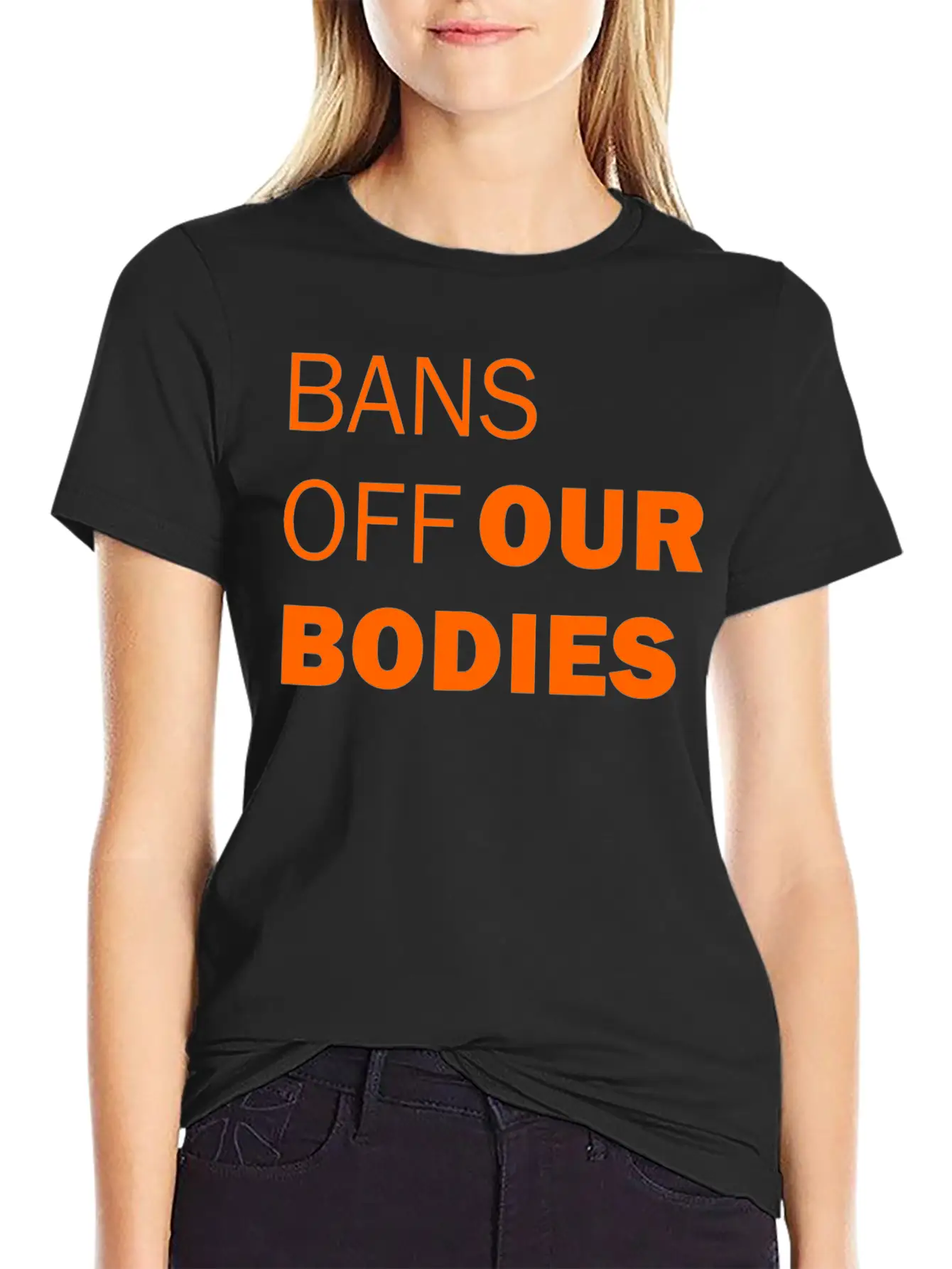 Bans Off Our Bodies My Body Stop Abortion Bans Lightweight Cotton T-Shirt – Daily Comfort Graphic Shirt