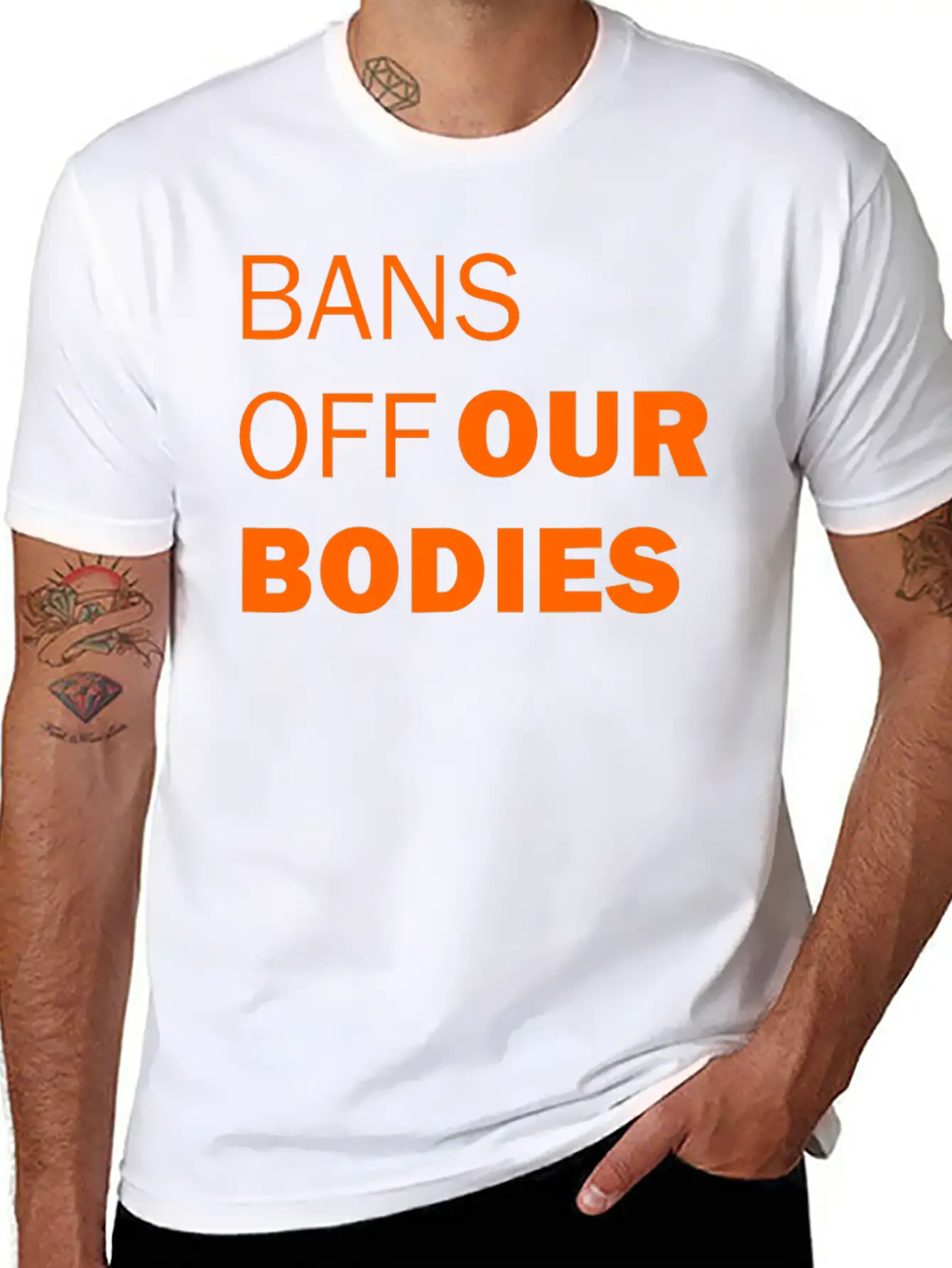 Bans Off Our Bodies My Body Stop Abortion Bans Lightweight Cotton T-Shirt – Daily Comfort Graphic Shirt