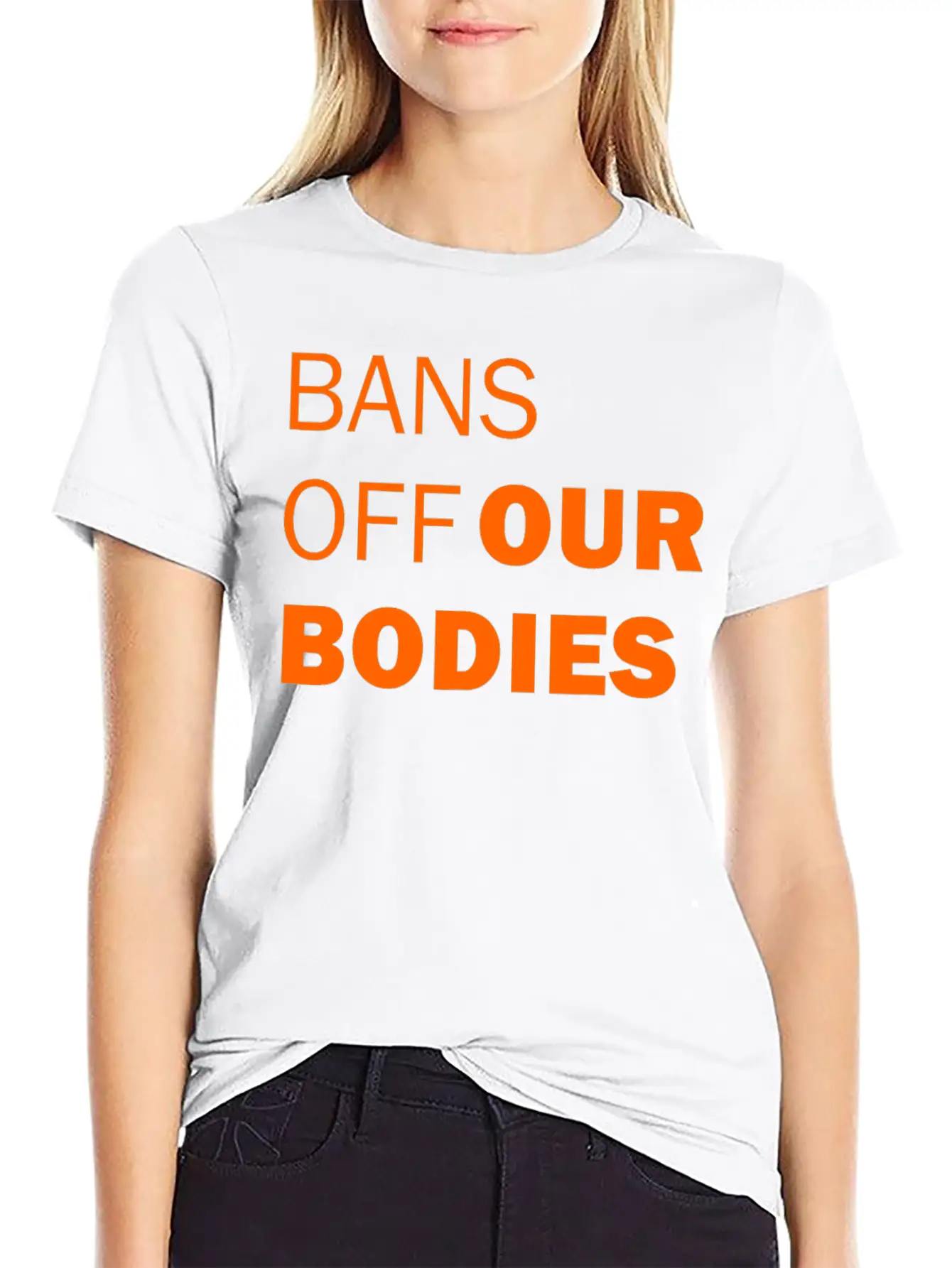 Bans Off Our Bodies My Body Stop Abortion Bans Lightweight Cotton T-Shirt – Daily Comfort Graphic Shirt