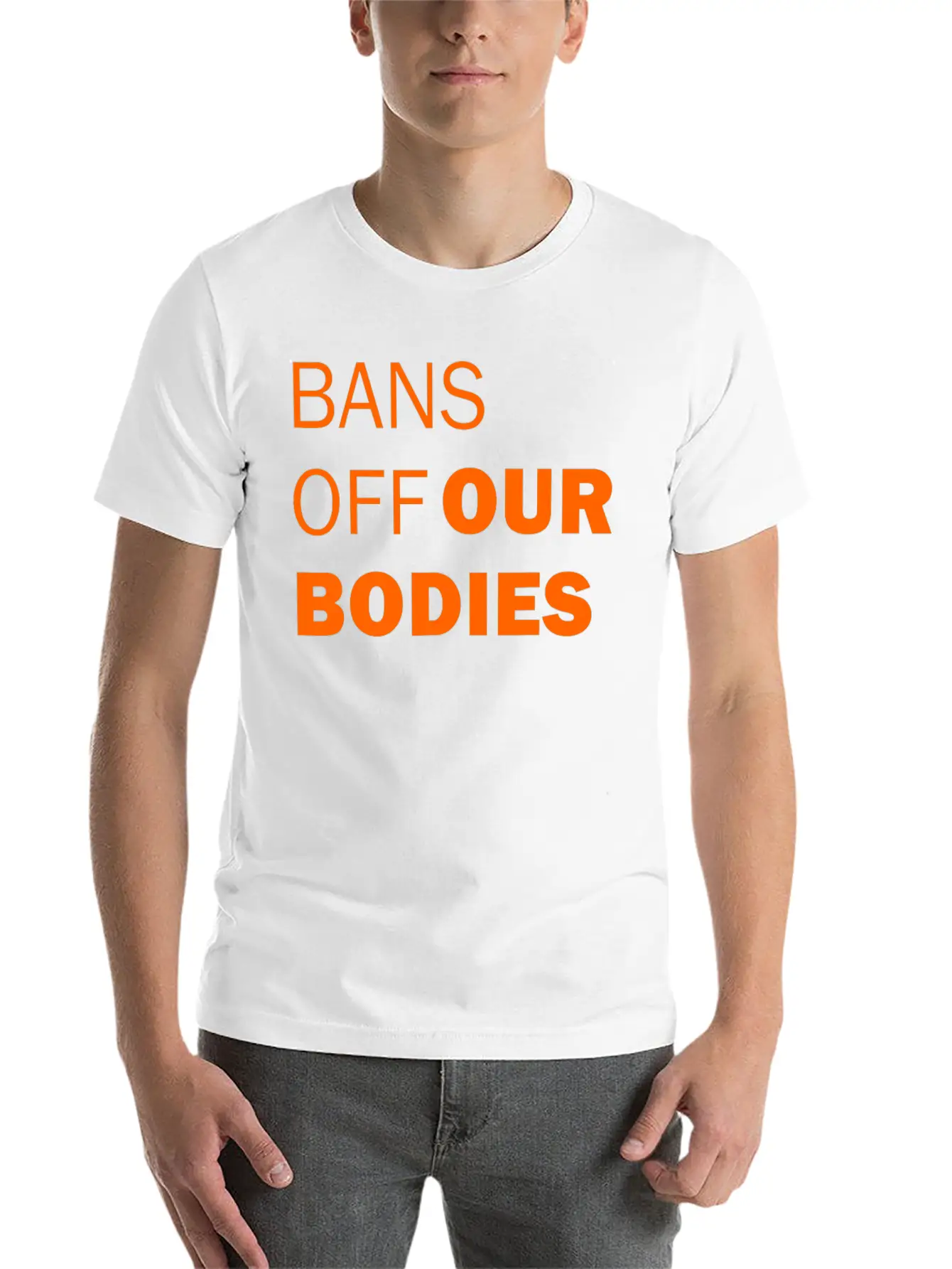 Bans Off Our Bodies My Body Stop Abortion Bans Lightweight Cotton T-Shirt – Daily Comfort Graphic Shirt