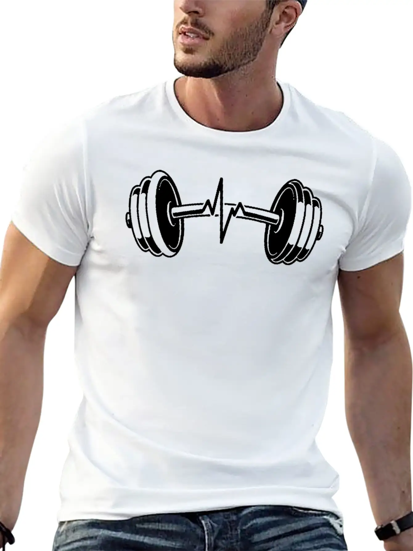 BARBEAT WHT Classic Fit Graphic Tee For Daily Comfort – Unisex Cotton Shirt