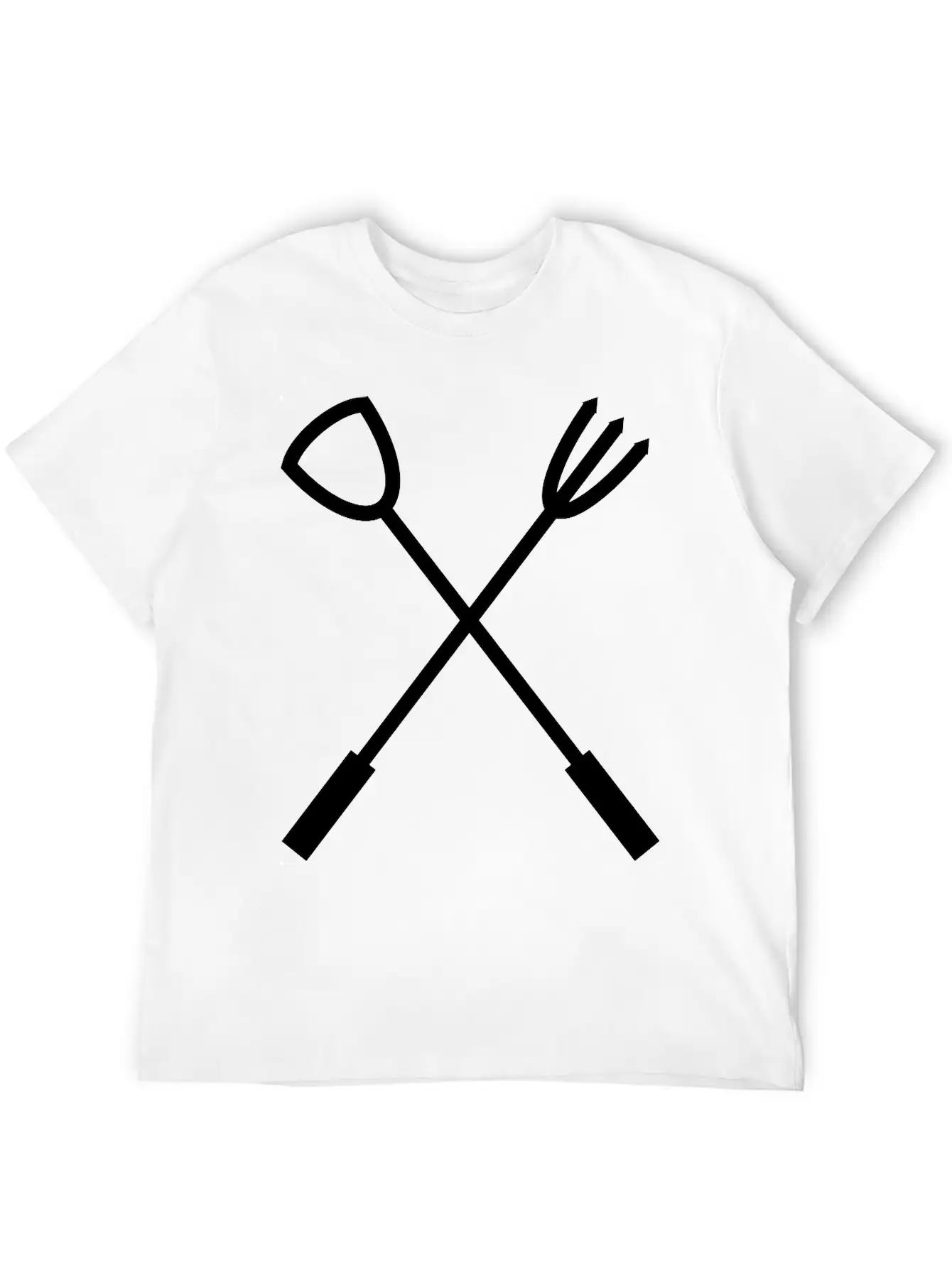 Barbecue Cutlery BBQ Unisex Casual T-Shirt – Clean Design For Daily Comfort