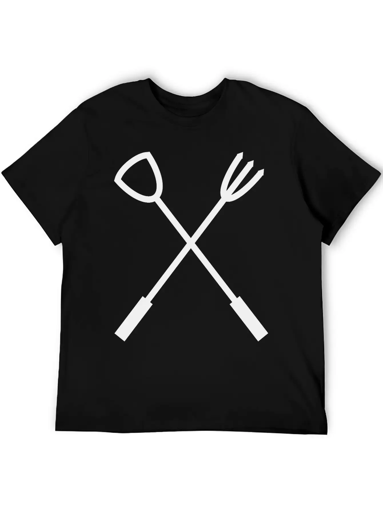 Barbecue Cutlery BBQ Unisex Casual T-Shirt – Clean Design For Daily Comfort