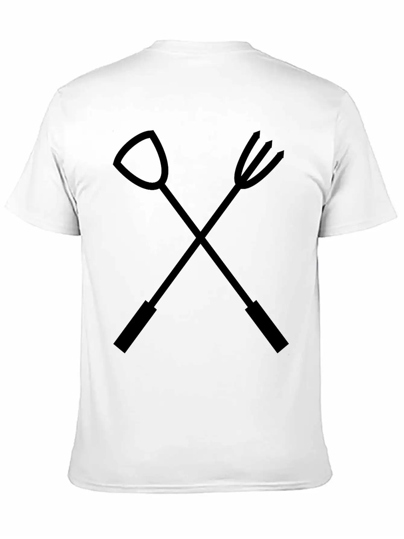 Barbecue Cutlery BBQ Unisex Casual T-Shirt – Clean Design For Daily Comfort