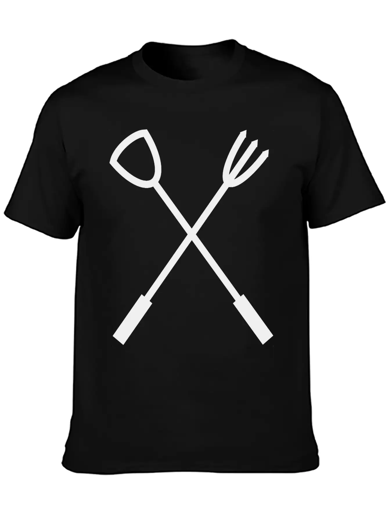 Barbecue Cutlery BBQ Unisex Casual T-Shirt – Clean Design For Daily Comfort