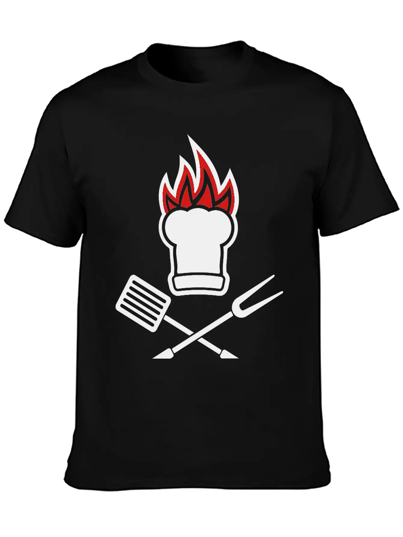 Barbecue On Fire Soft Cotton Short Sleeve Tee – Unisex Wardrobe Staple