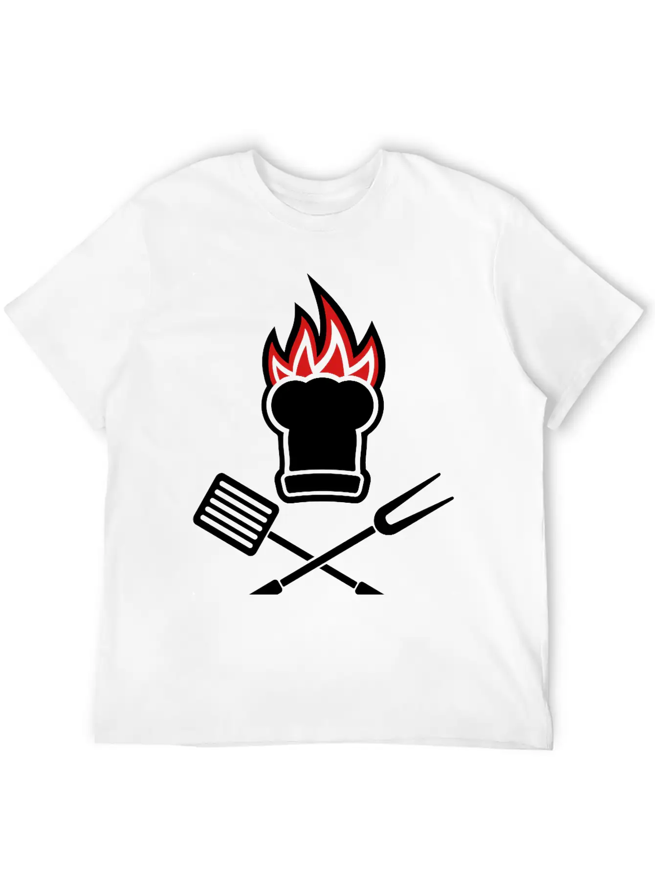 Barbecue On Fire Soft Cotton Short Sleeve Tee – Unisex Wardrobe Staple