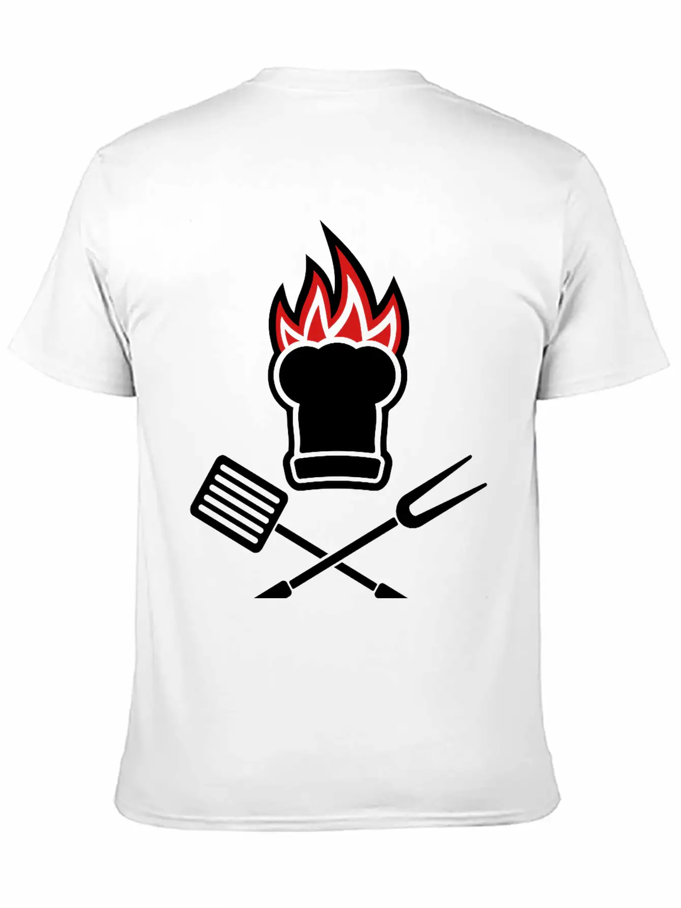 Barbecue On Fire Soft Cotton Short Sleeve Tee – Unisex Wardrobe Staple