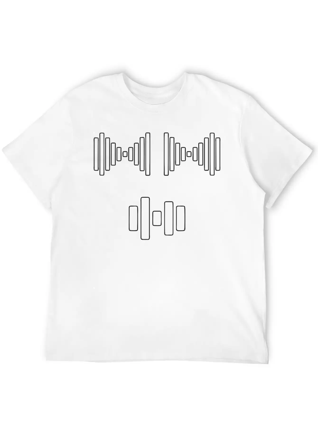 Barbel Frequency Lightweight Cotton T-Shirt – Daily Comfort Graphic Shirt