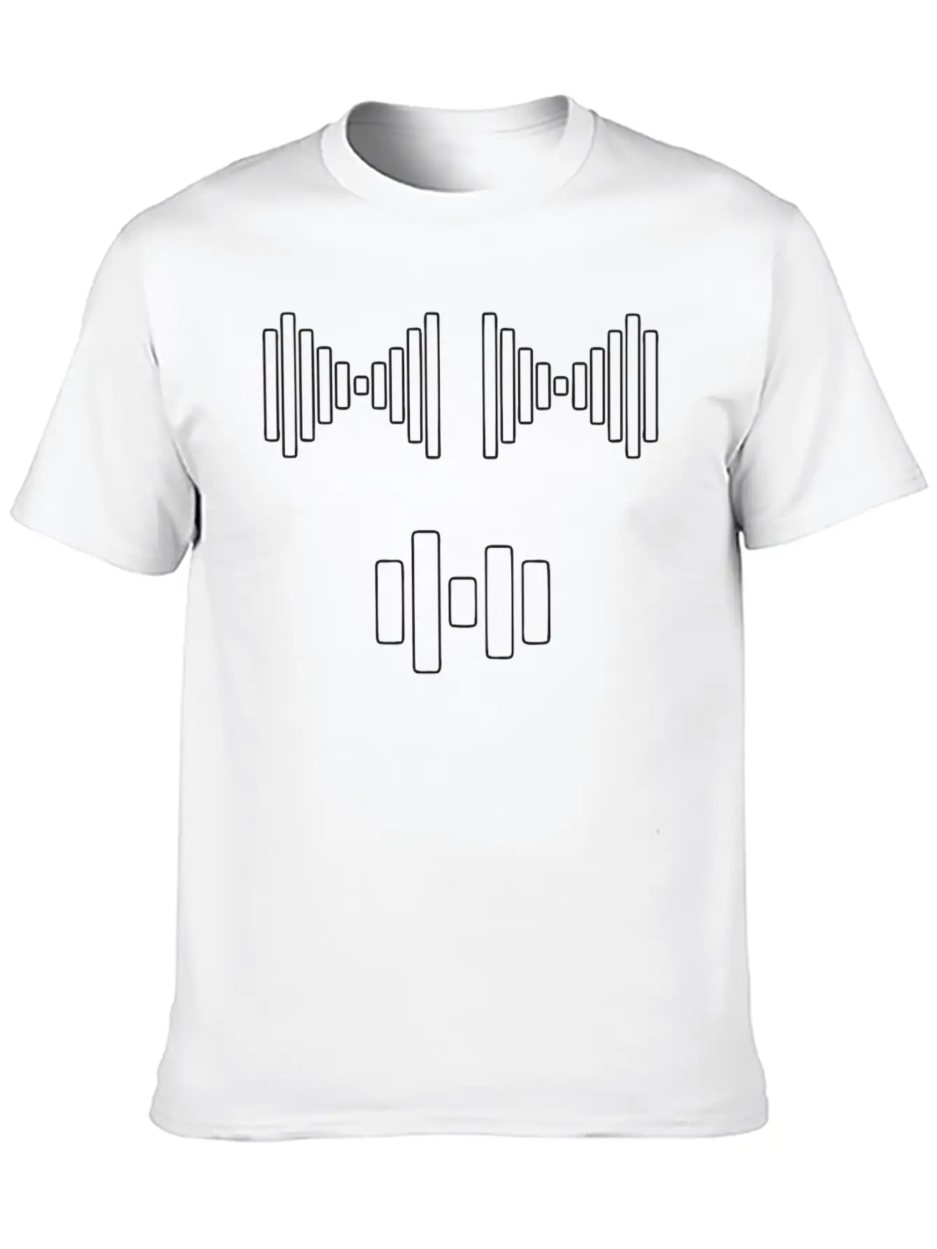 Barbel Frequency Lightweight Cotton T-Shirt – Daily Comfort Graphic Shirt