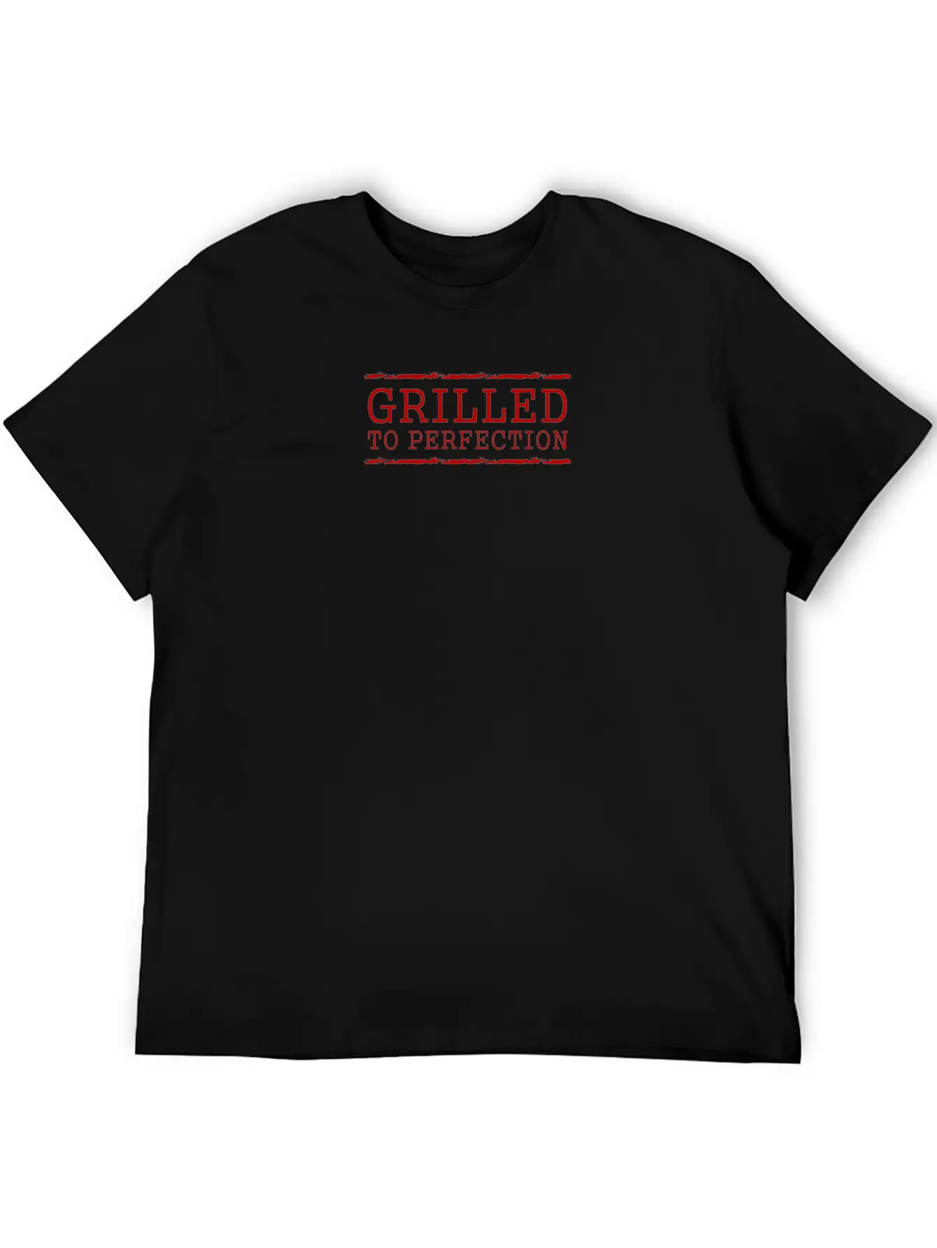 Barbeque Clipart BBQ Grilled To Perfection Unisex Casual T-Shirt – Clean Design For Daily Comfort