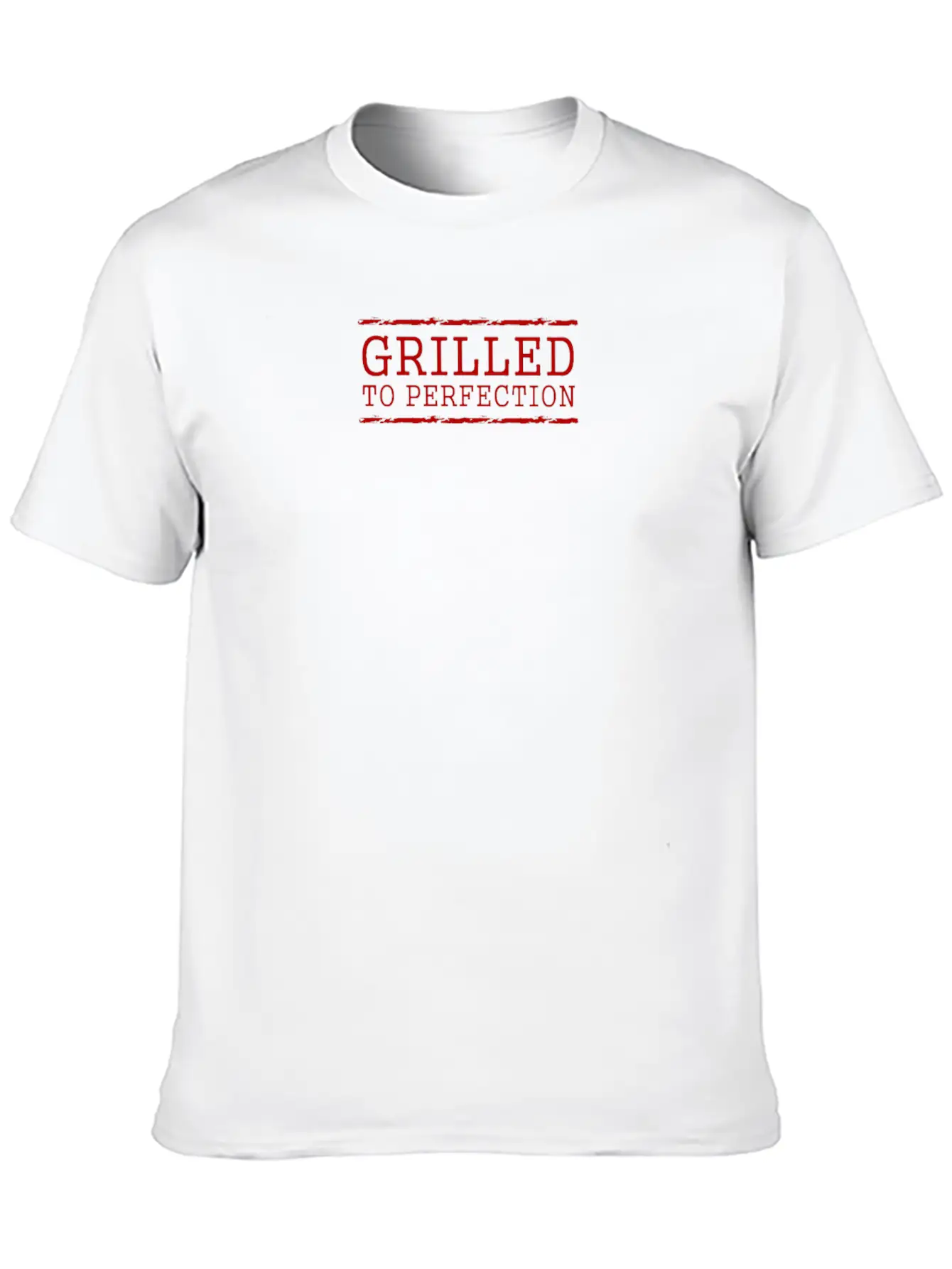 Barbeque Clipart BBQ Grilled To Perfection Unisex Casual T-Shirt – Clean Design For Daily Comfort