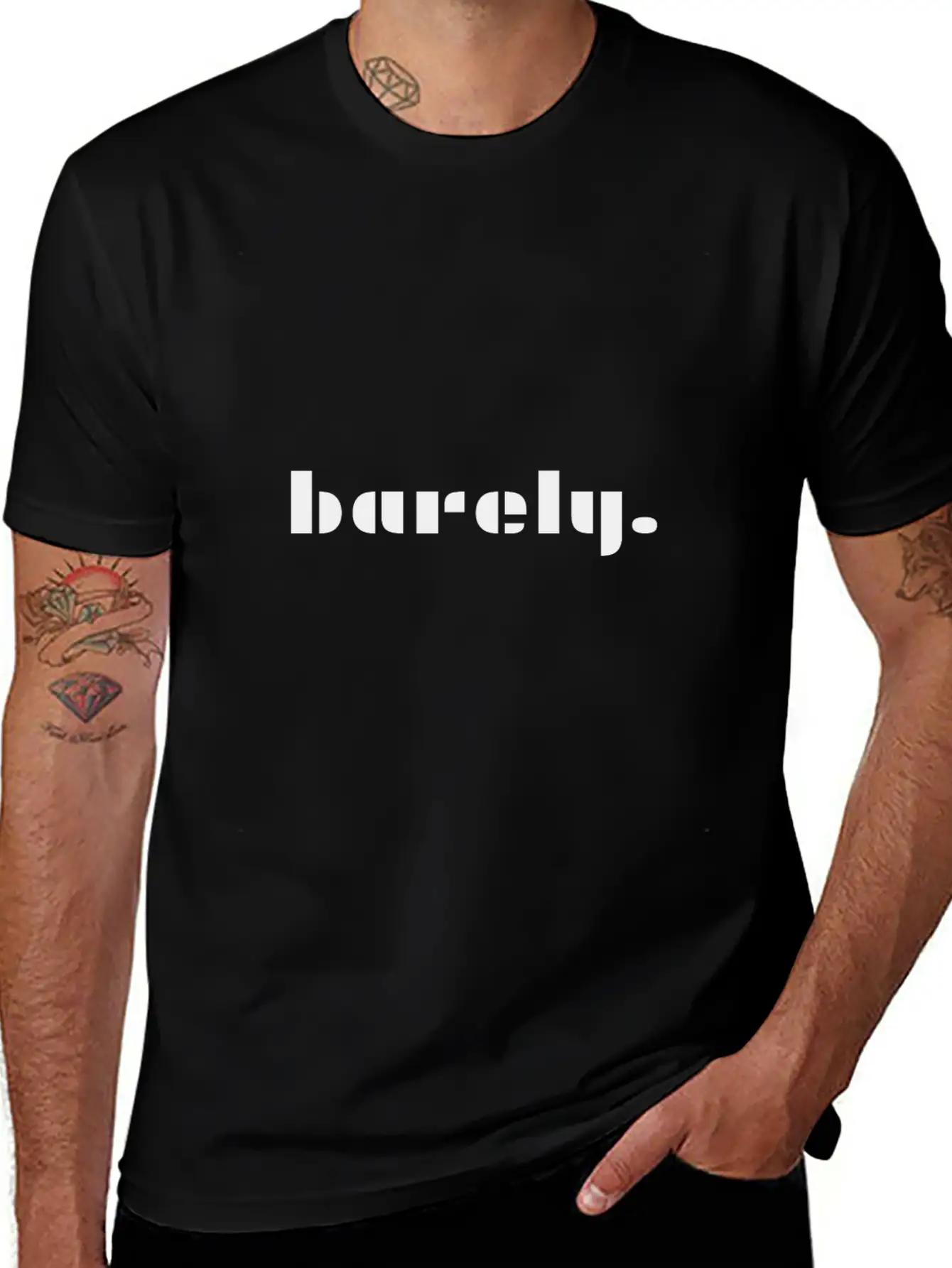 Barely Mood Chic Gift Gift Ideas Essential Cotton Tee For Daily Outfits – Unisex Style