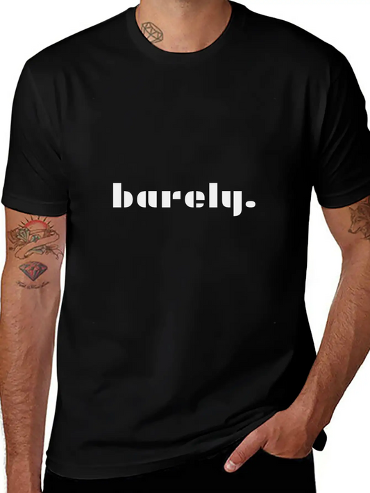 Barely Mood Chic Gift Gift Ideas Essential Cotton Tee For Daily Outfits – Unisex Style