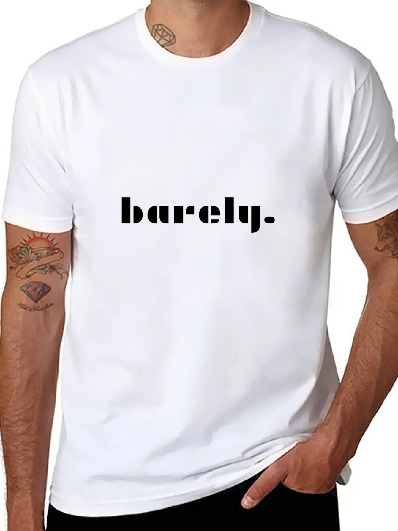 Barely Mood Chic Gift Gift Ideas Essential Cotton Tee For Daily Outfits – Unisex Style