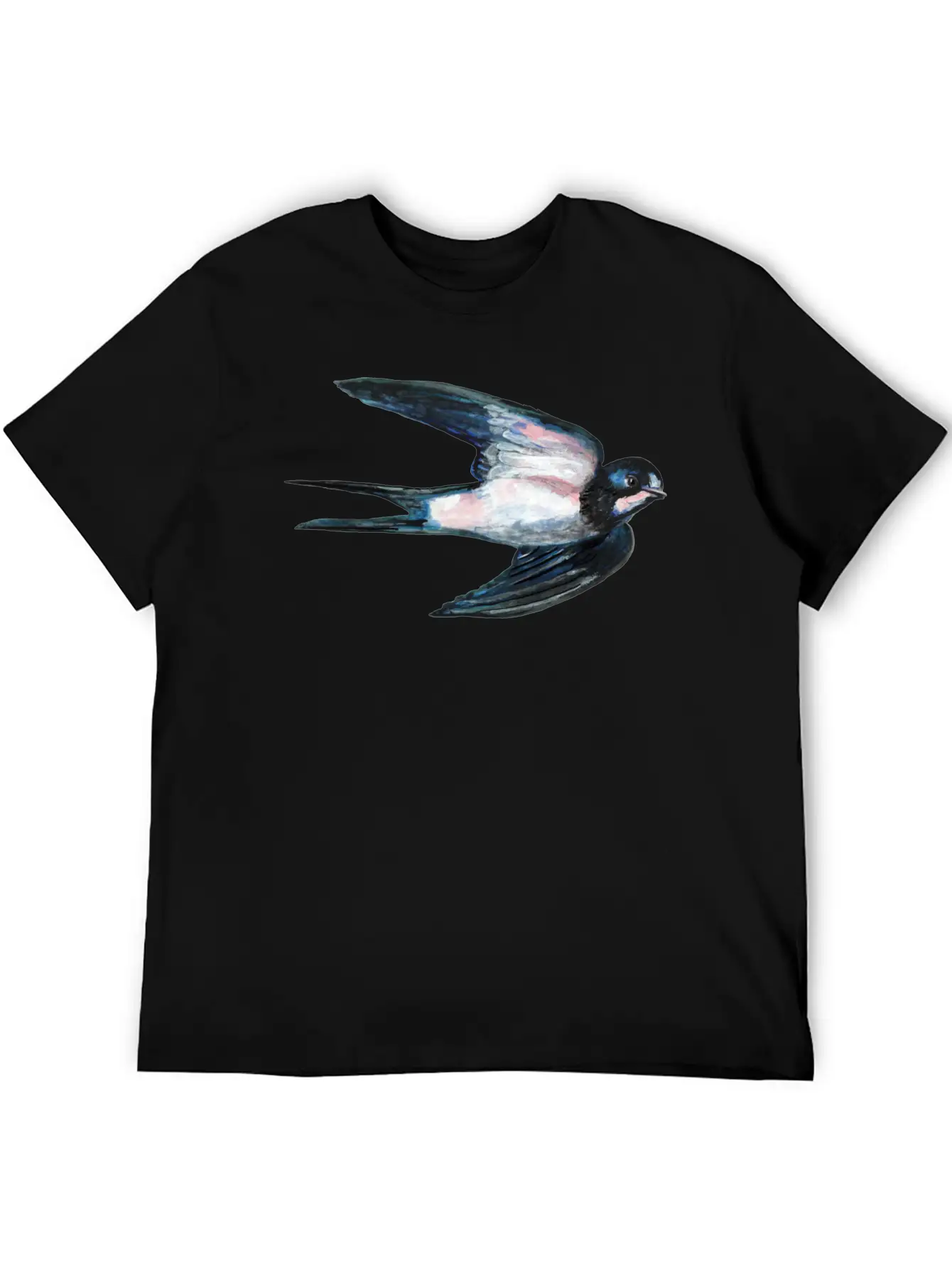 Barn Swallow In Flight Unisex Casual T-Shirt ��� Clean Design For Daily Comfort