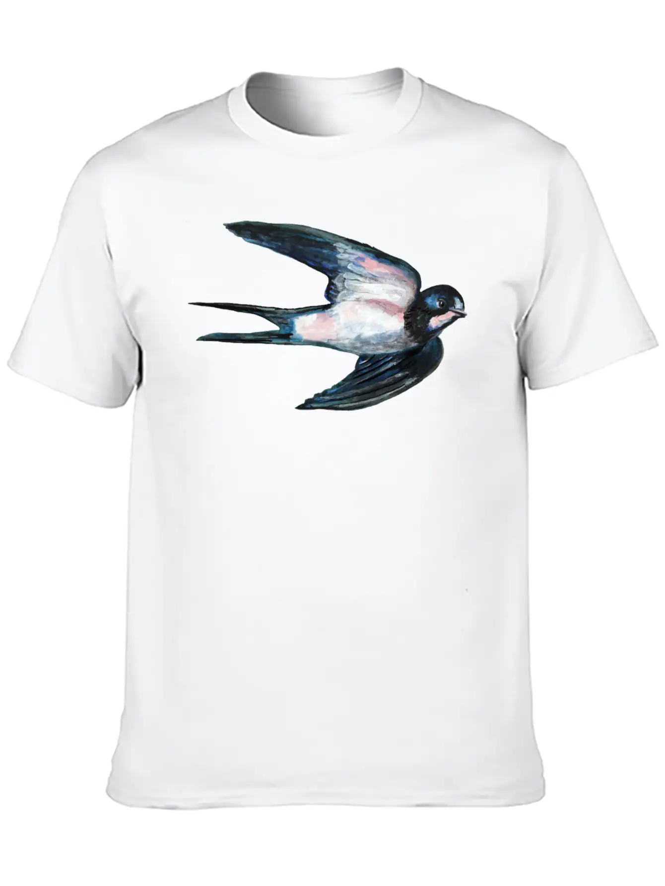 Barn Swallow In Flight Unisex Casual T-Shirt ��� Clean Design For Daily Comfort