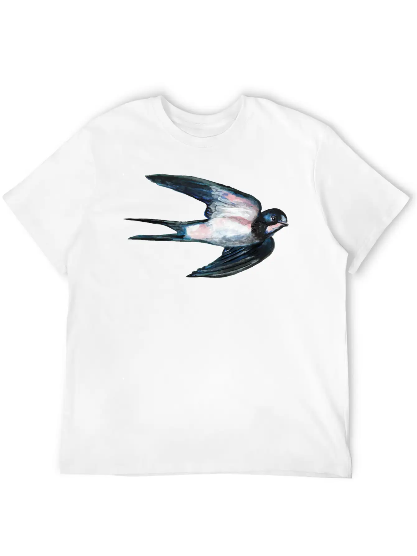 Barn Swallow In Flight Unisex Casual T-Shirt ��� Clean Design For Daily Comfort