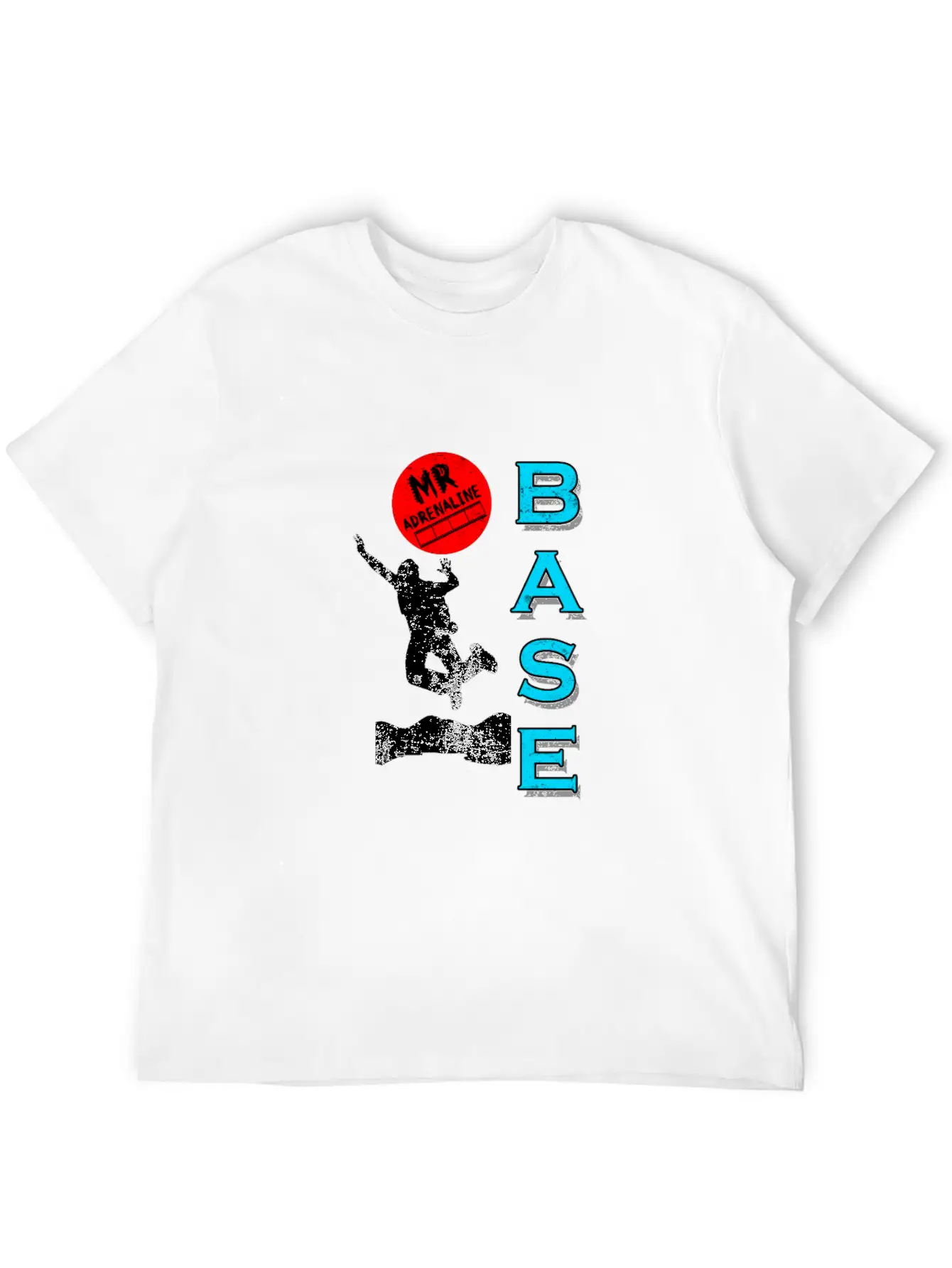 Base Jumping Jump Sky Diving Parachuting Fly Gift Essential Cotton Tee For Daily Outfits – Unisex Style