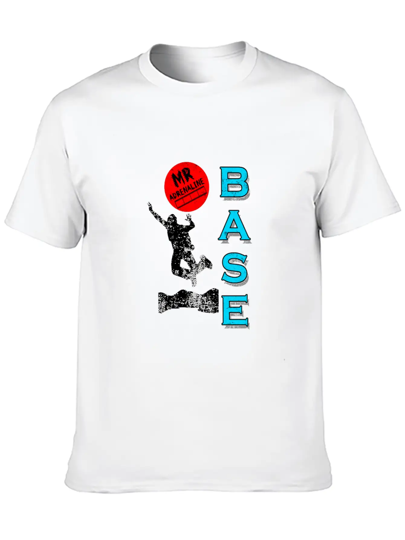 Base Jumping Jump Sky Diving Parachuting Fly Gift Essential Cotton Tee For Daily Outfits – Unisex Style