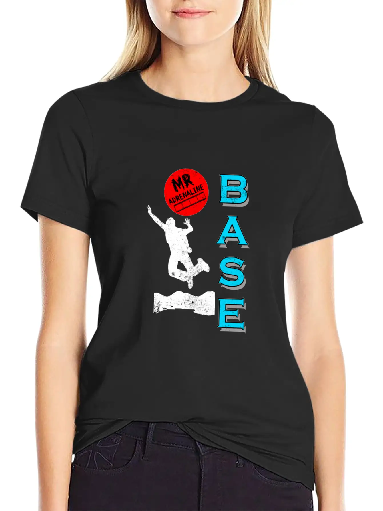 Base Jumping Jump Sky Diving Parachuting Fly Gift Essential Cotton Tee For Daily Outfits – Unisex Style
