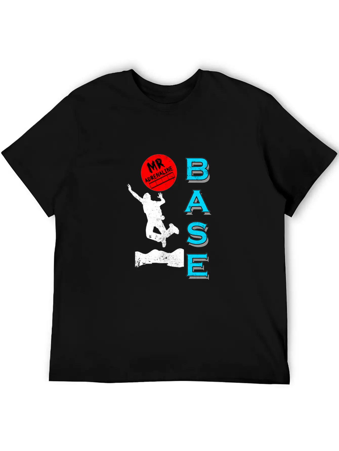 Base Jumping Jump Sky Diving Parachuting Fly Gift Essential Cotton Tee For Daily Outfits – Unisex Style
