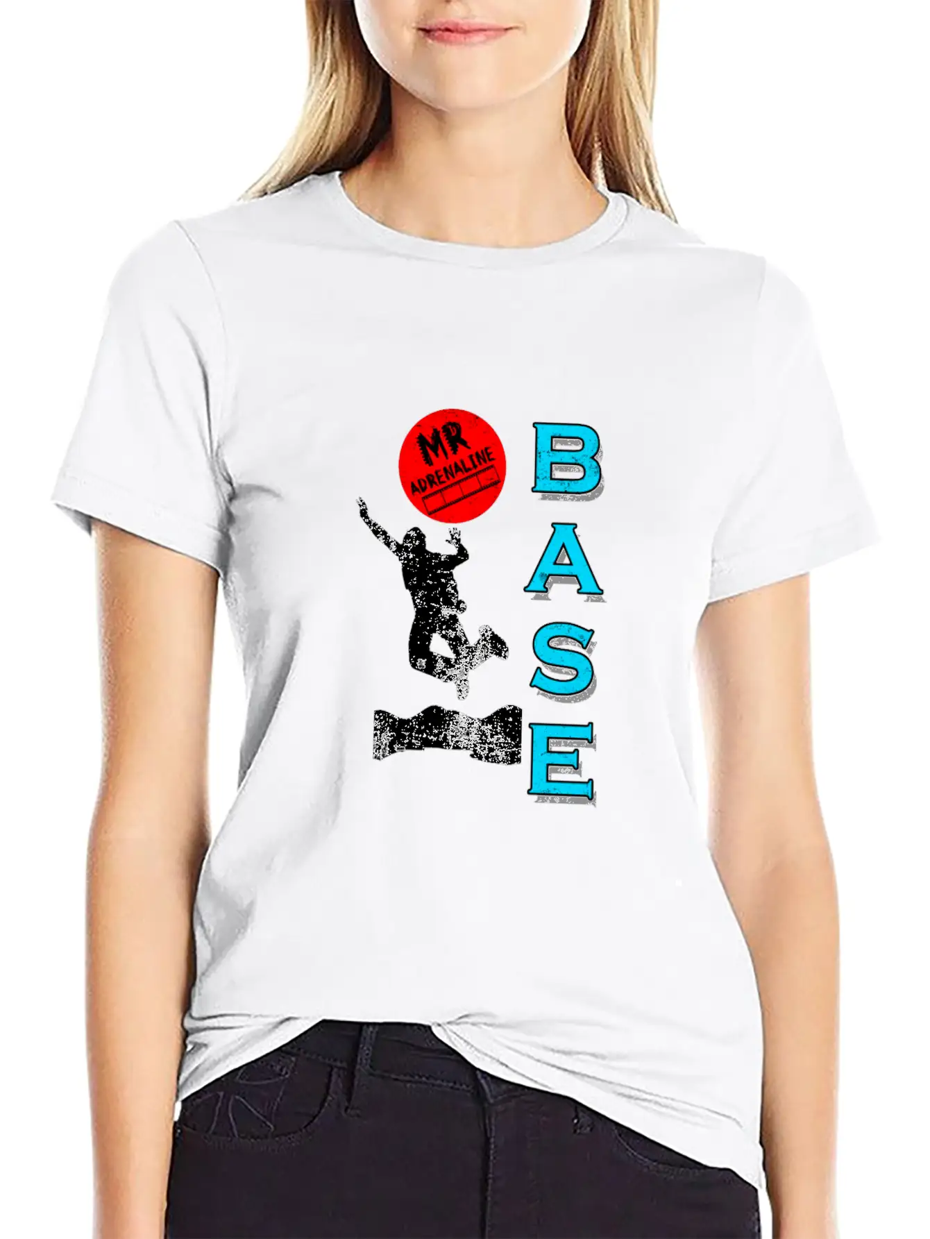Base Jumping Jump Sky Diving Parachuting Fly Gift Essential Cotton Tee For Daily Outfits – Unisex Style