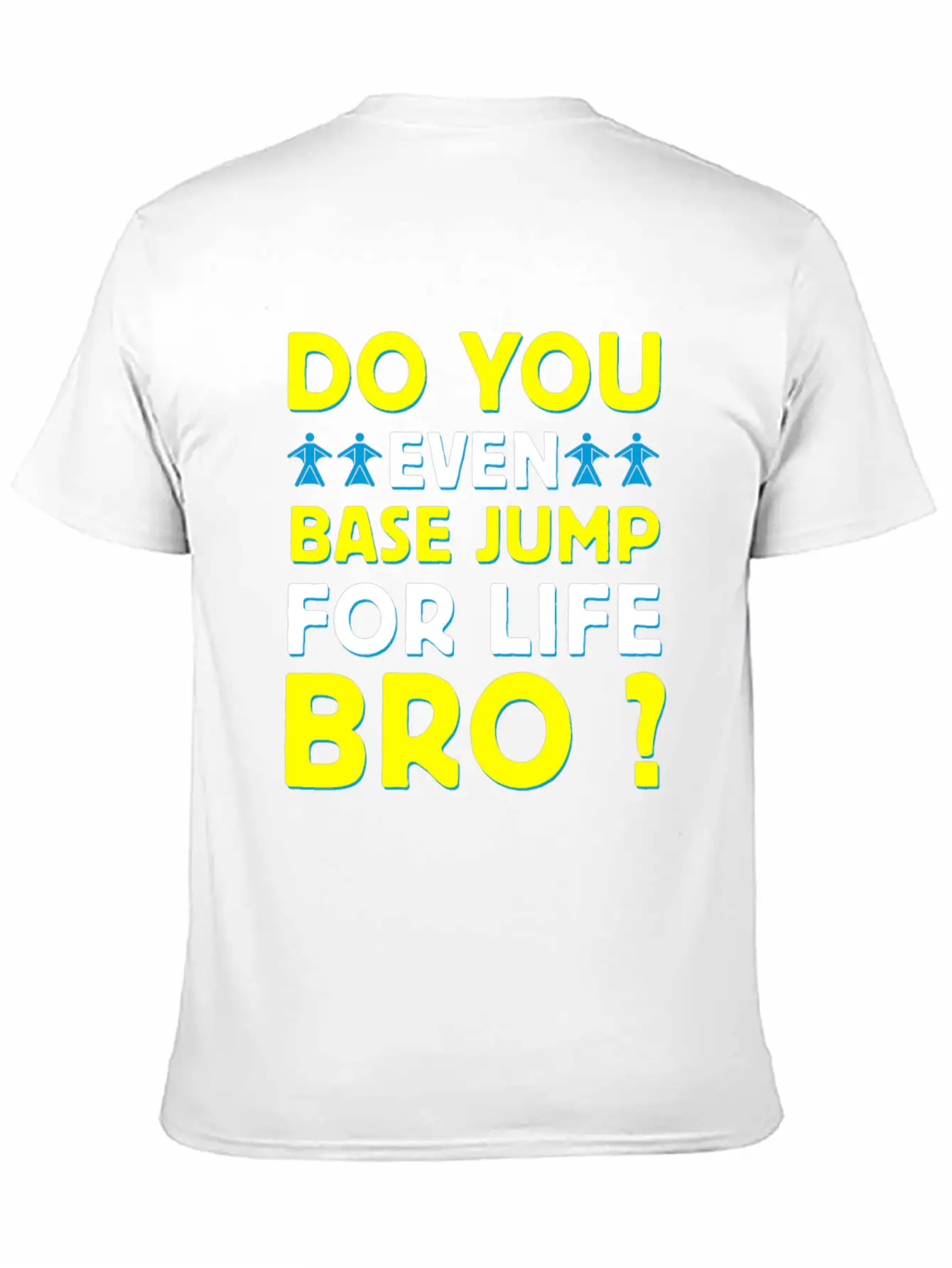 Base Jumping Sky Diving Lightweight Cotton T-Shirt – Daily Comfort Graphic Shirt