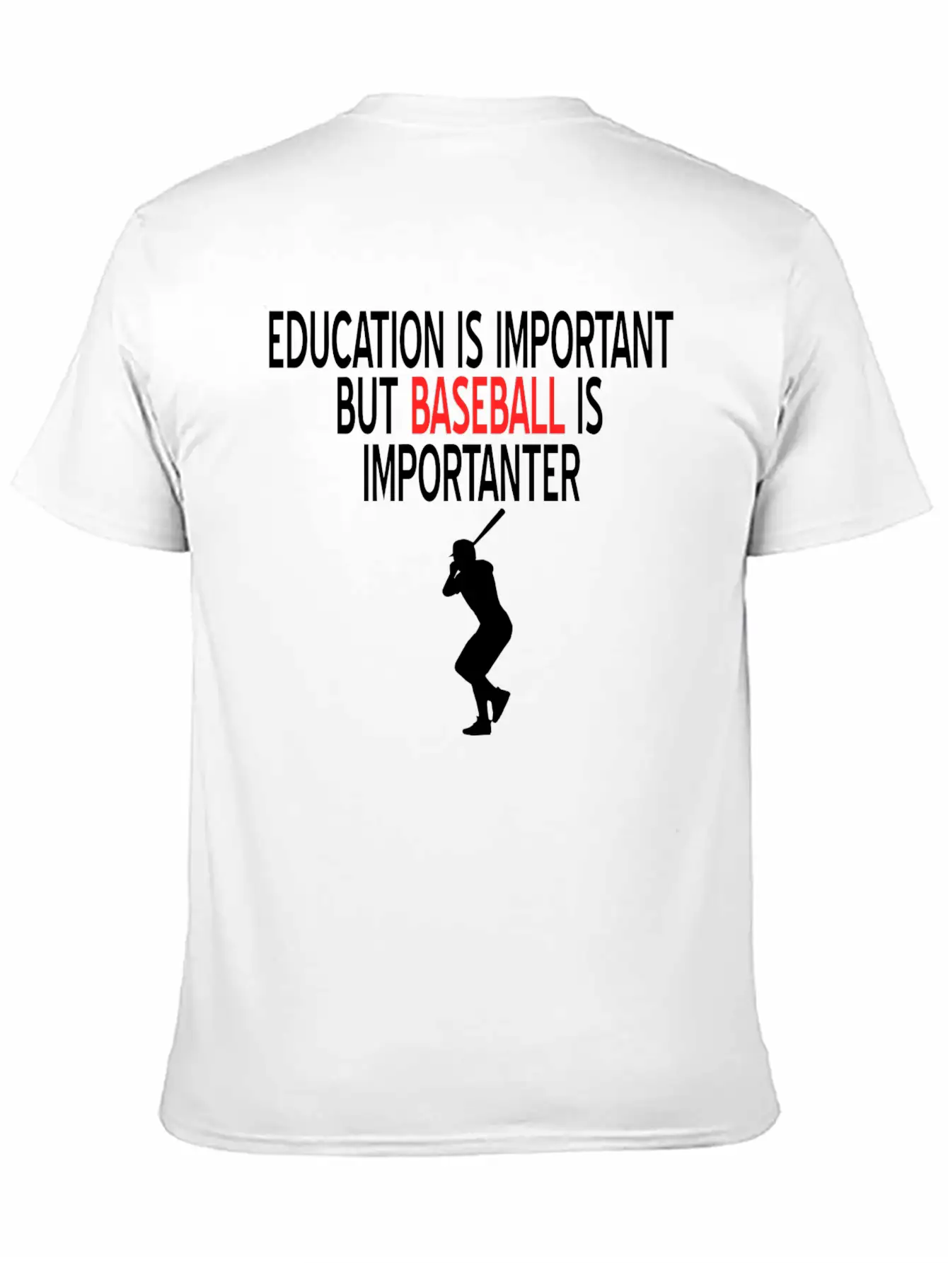 Baseball Bat Hibby Baseball Players Gift Idea Soft Cotton Short Sleeve Tee – Unisex Wardrobe Staple