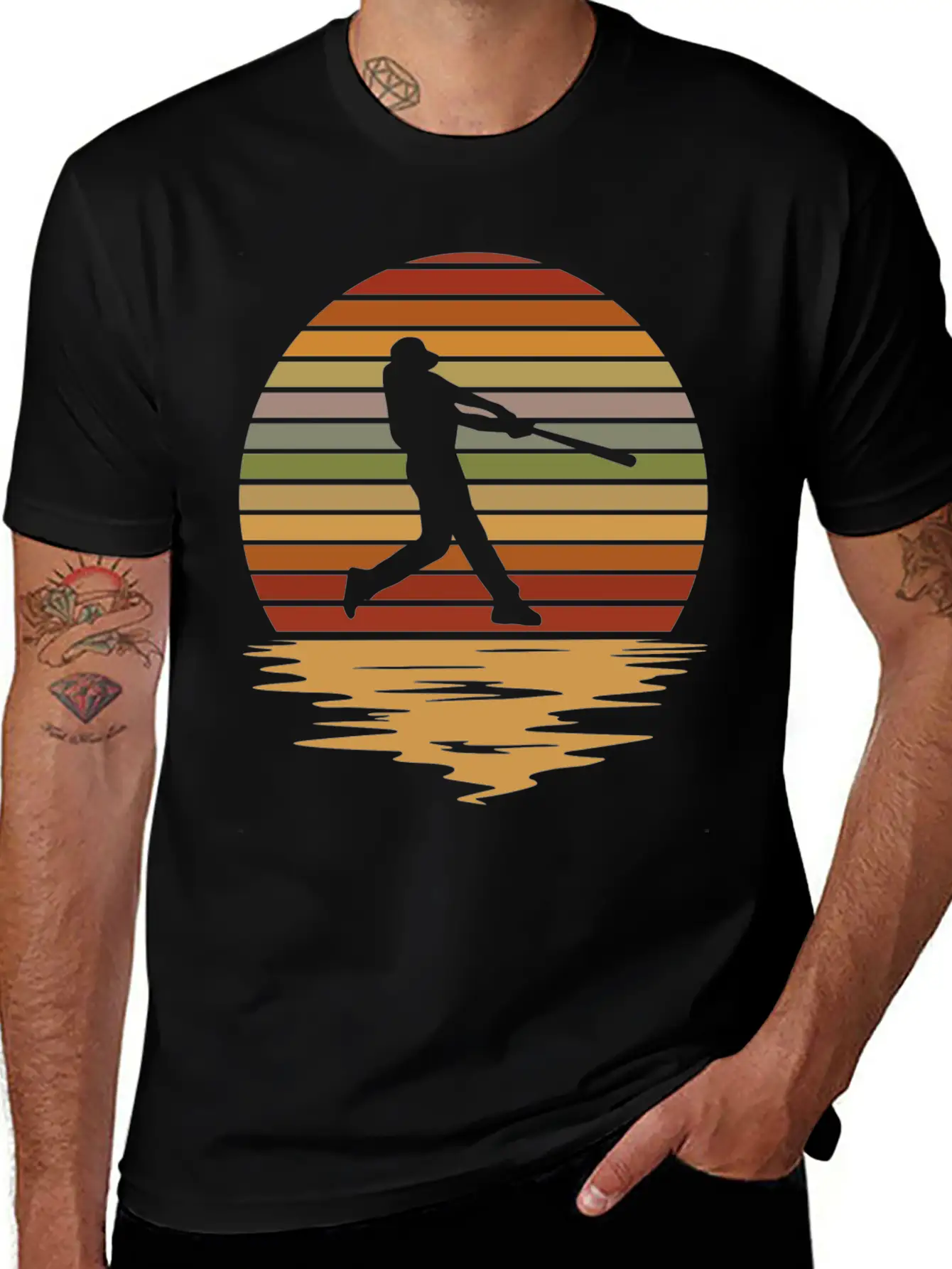Baseball Color Night Modern Fit Casual T-Shirt ��� Clean And Versatile Design