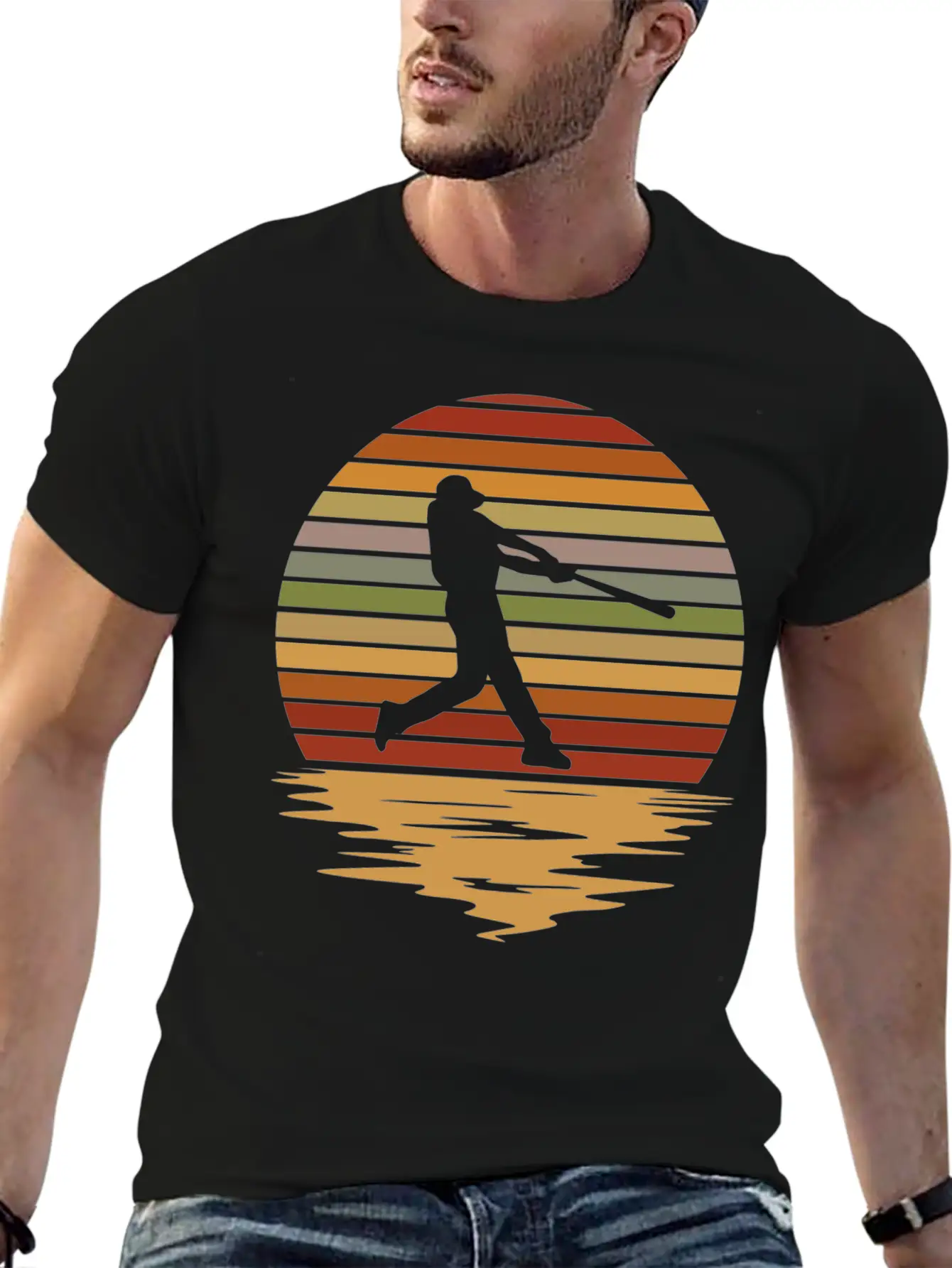 Baseball Color Night Modern Fit Casual T-Shirt ��� Clean And Versatile Design