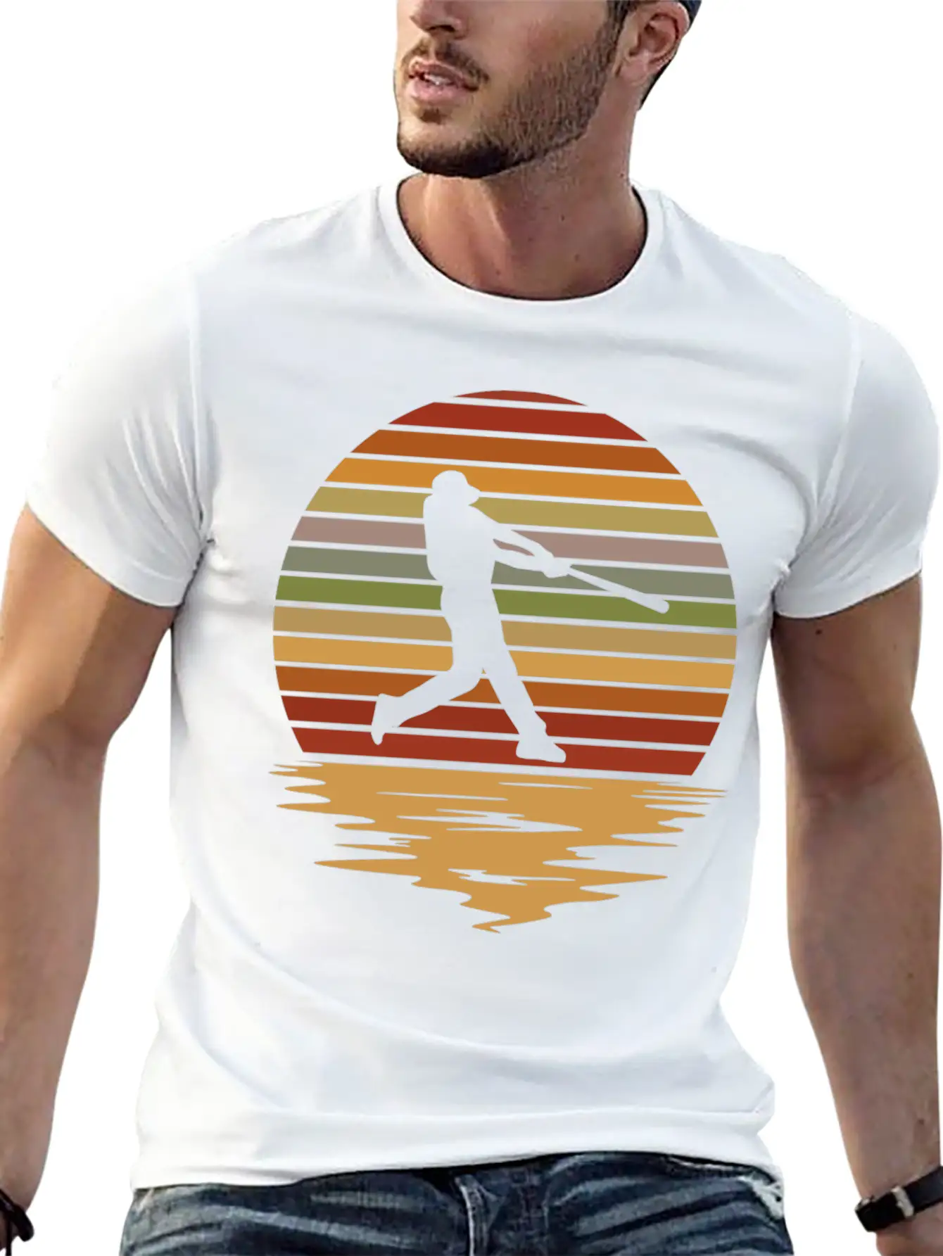 Baseball Color Night Modern Fit Casual T-Shirt ��� Clean And Versatile Design