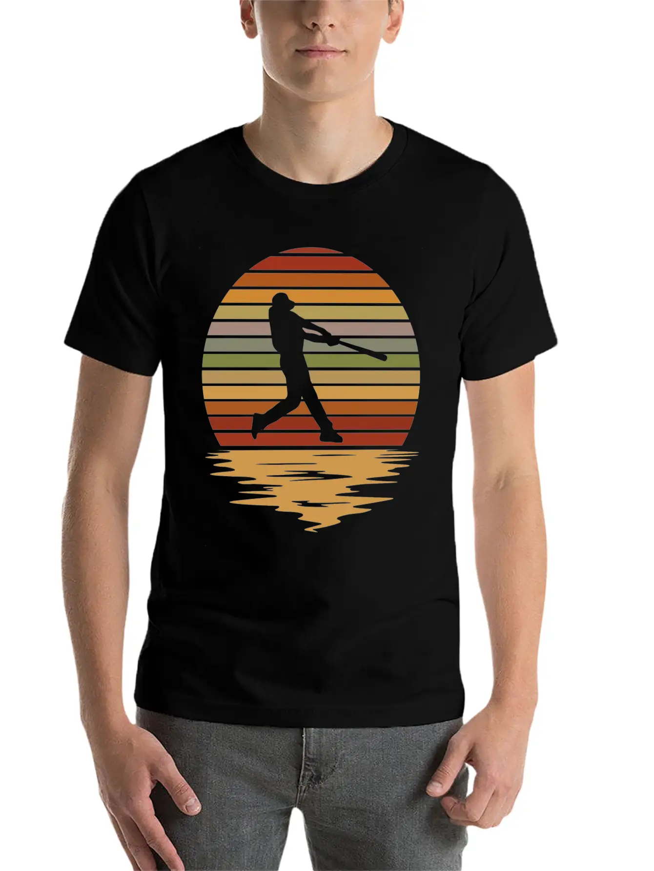 Baseball Color Night Modern Fit Casual T-Shirt ��� Clean And Versatile Design
