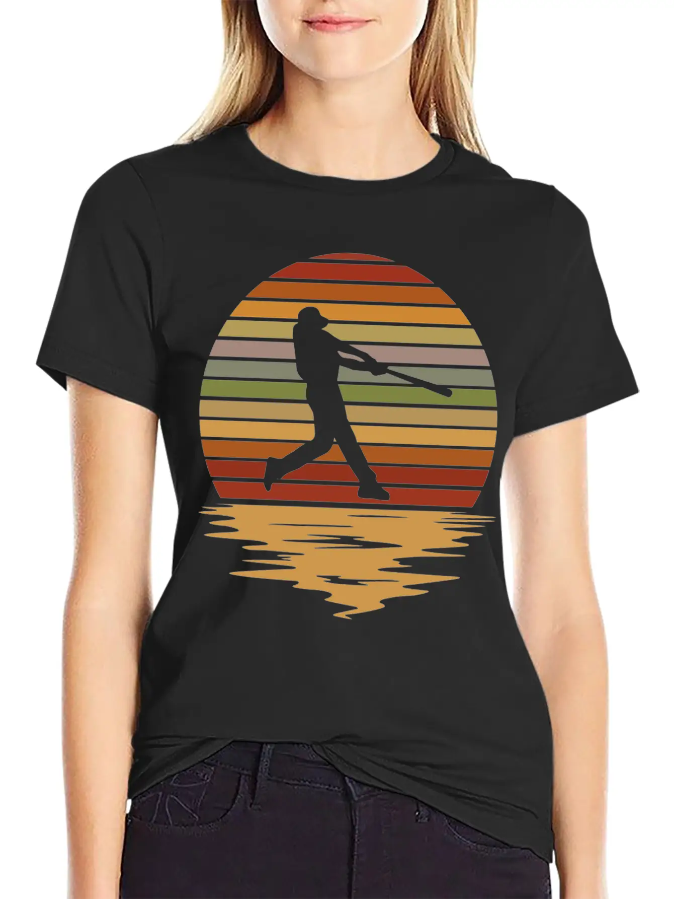 Baseball Color Night Modern Fit Casual T-Shirt ��� Clean And Versatile Design