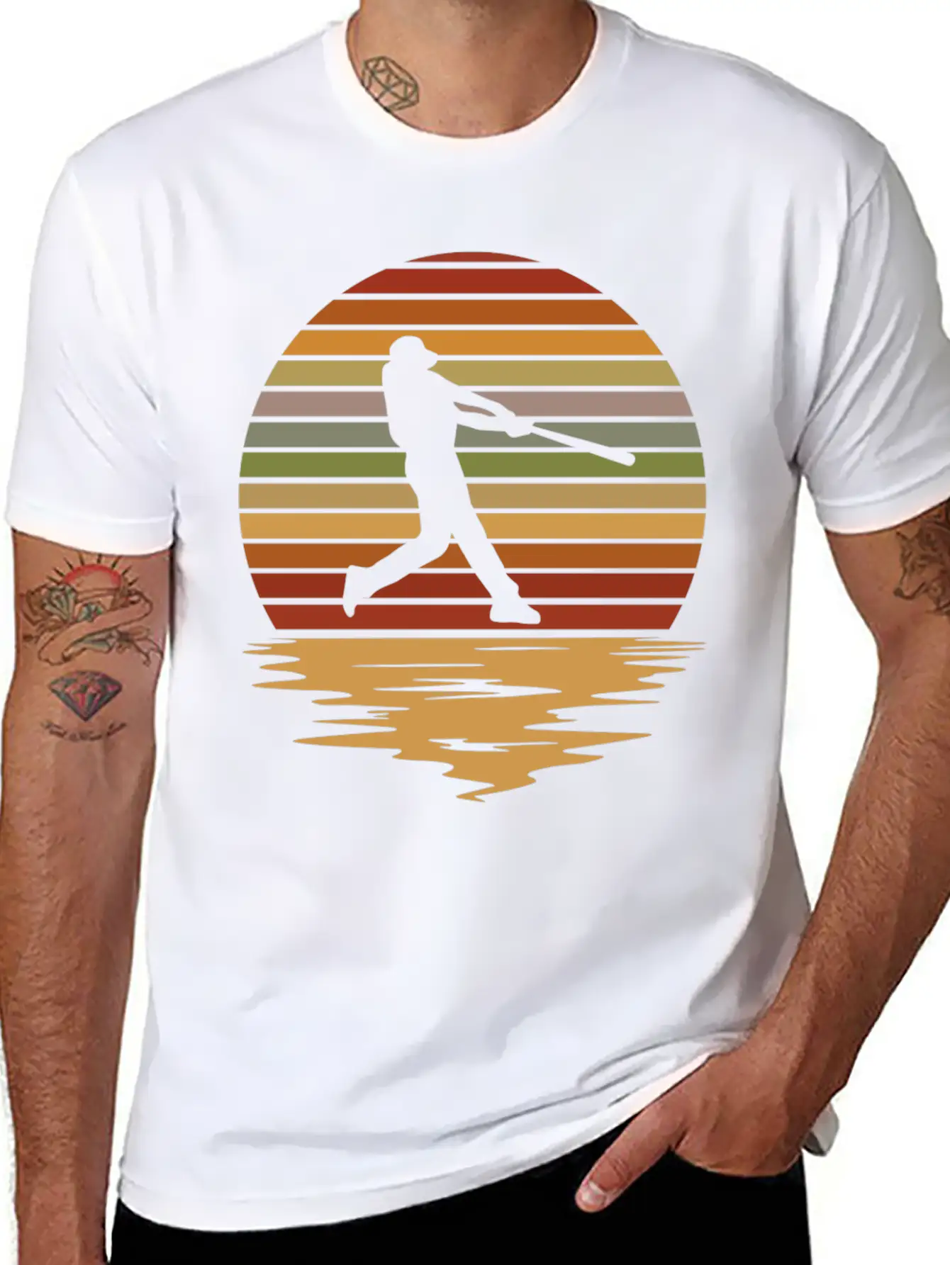 Baseball Color Night Modern Fit Casual T-Shirt ��� Clean And Versatile Design