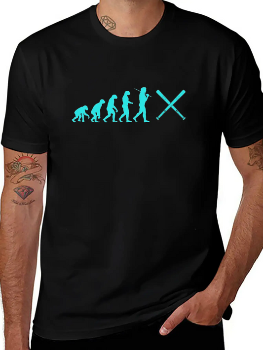 Baseball Evolution Design Homerun Pitch Evolution Basic Graphic T-Shirt – Daily Comfort In Soft Cotton