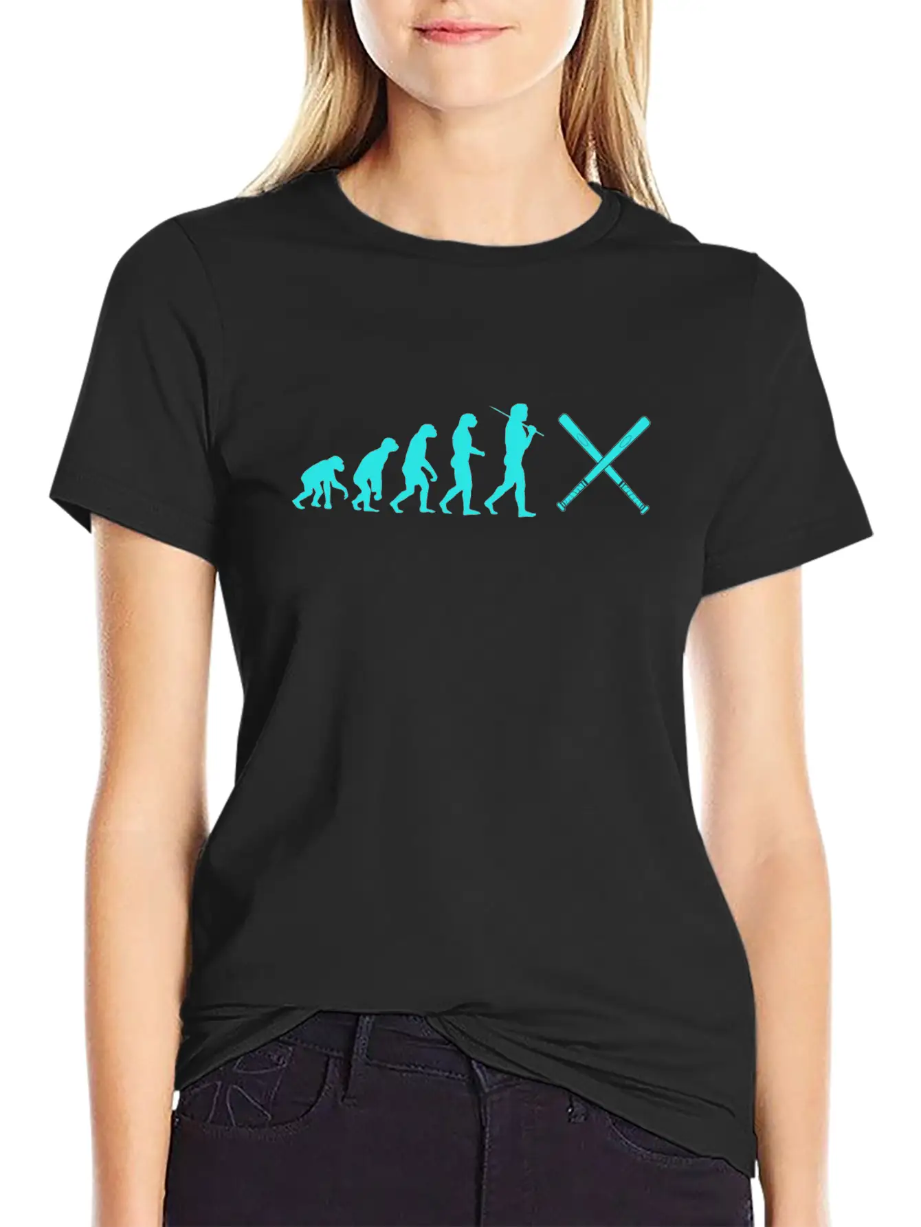 Baseball Evolution Design Homerun Pitch Evolution Basic Graphic T-Shirt – Daily Comfort In Soft Cotton