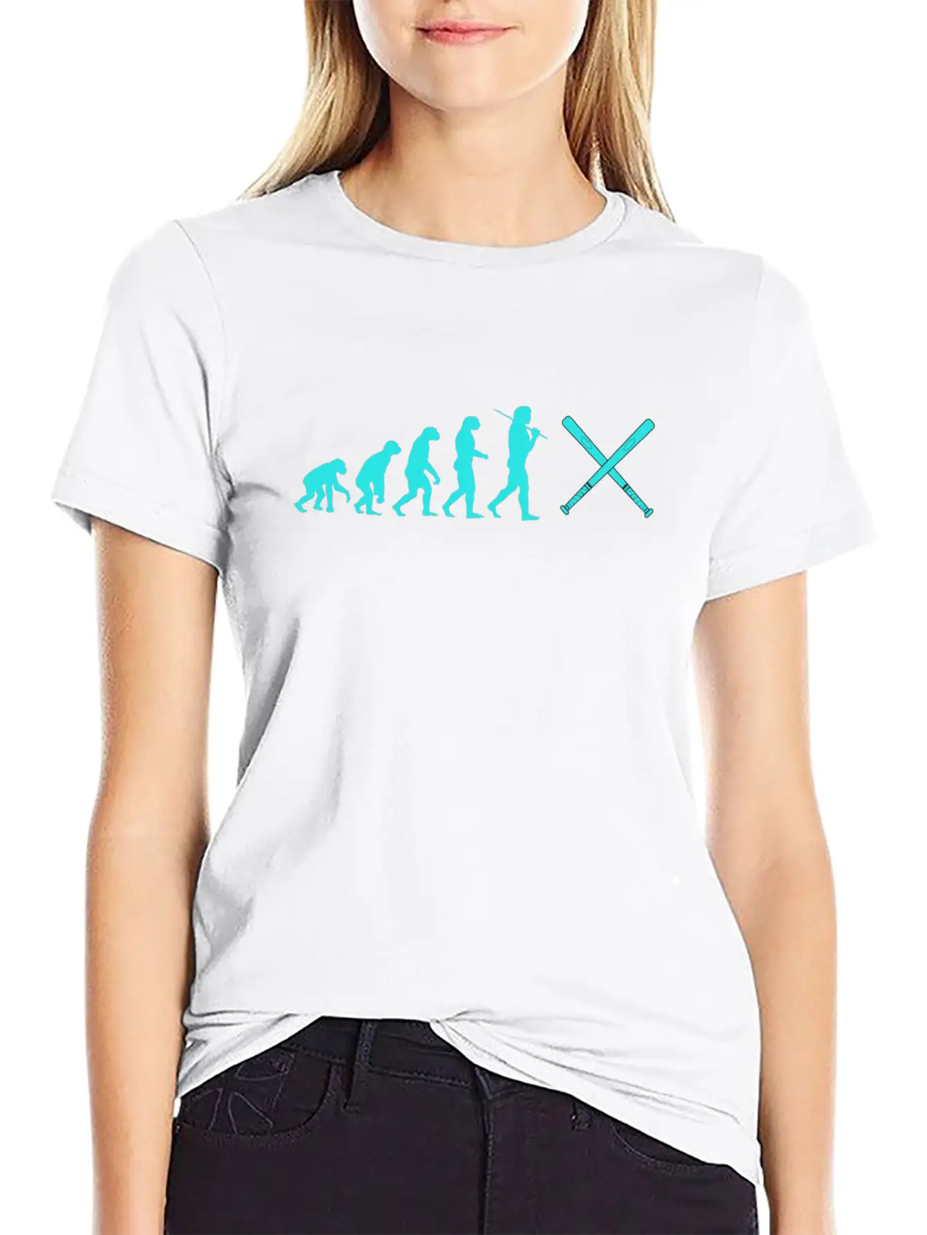 Baseball Evolution Design Homerun Pitch Evolution Basic Graphic T-Shirt – Daily Comfort In Soft Cotton