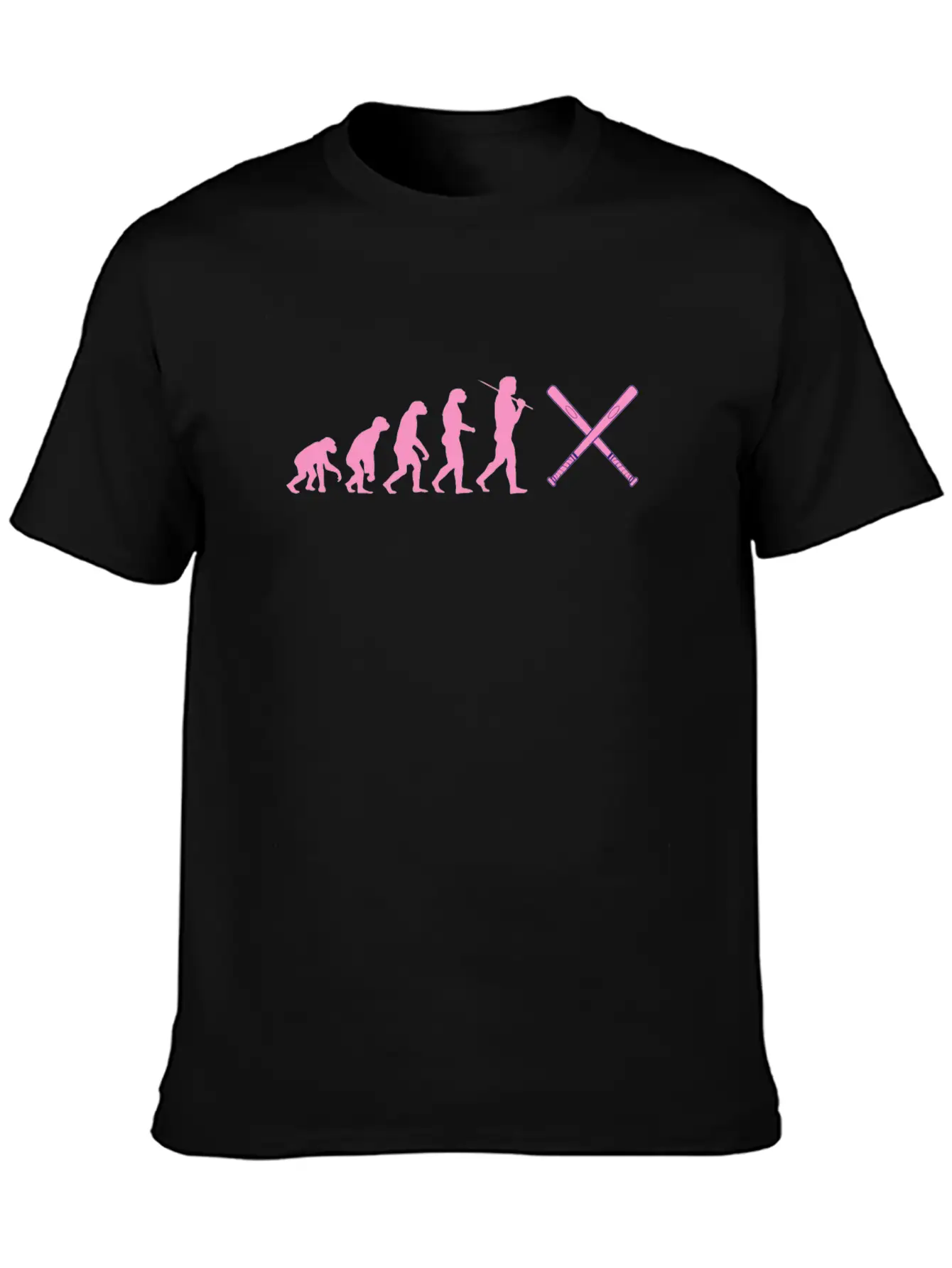 Baseball Evolution Design Homerun Pitch Lightweight Cotton T-Shirt – Daily Comfort Graphic Shirt