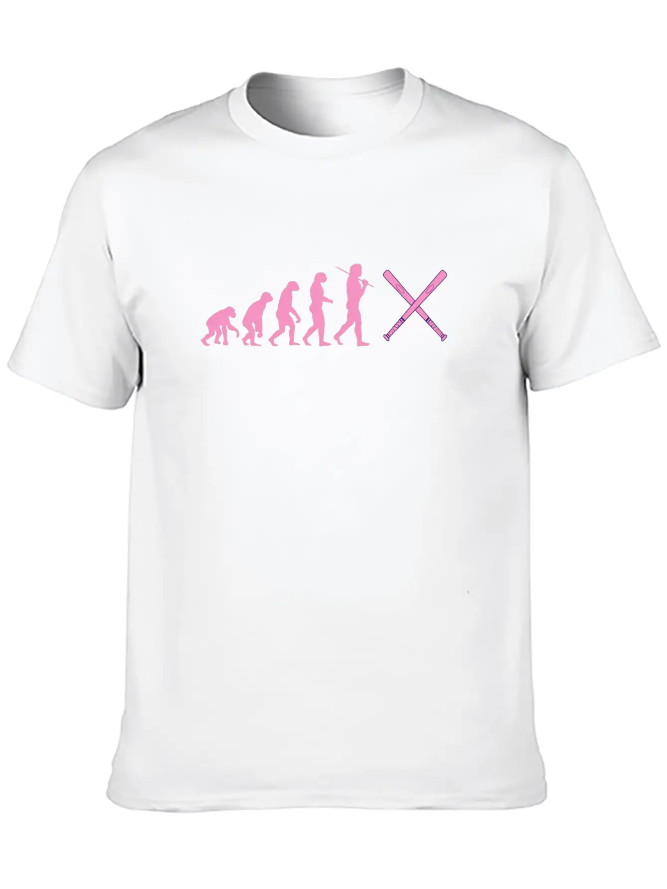 Baseball Evolution Design Homerun Pitch Lightweight Cotton T-Shirt – Daily Comfort Graphic Shirt