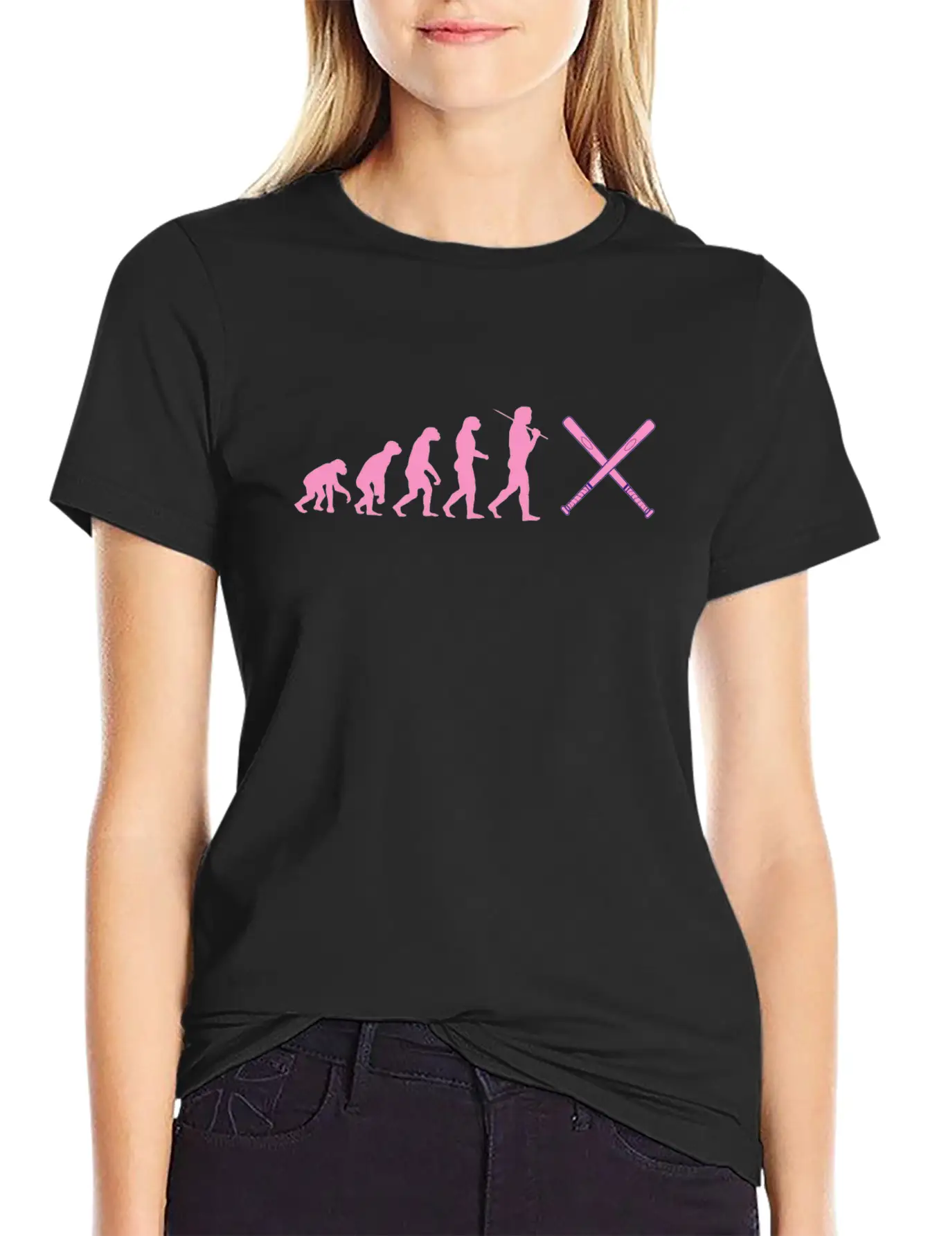 Baseball Evolution Design Homerun Pitch Lightweight Cotton T-Shirt – Daily Comfort Graphic Shirt