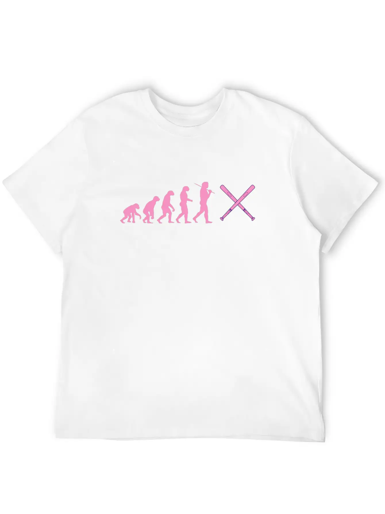 Baseball Evolution Design Homerun Pitch Lightweight Cotton T-Shirt – Daily Comfort Graphic Shirt