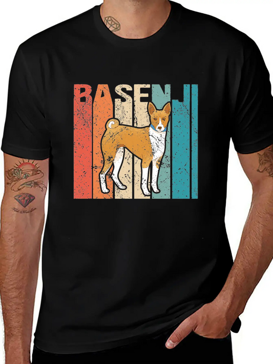 Basenji Dogs | Dog Owner African Barkless Basenjis Relaxed Everyday Tee – Lightweight And Durable Cotton