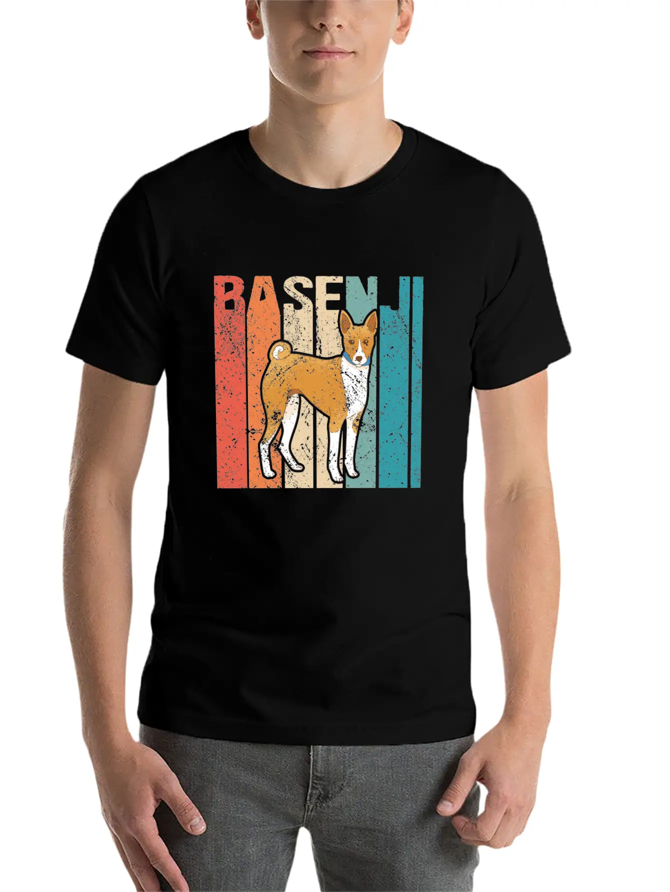 Basenji Dogs | Dog Owner African Barkless Basenjis Relaxed Everyday Tee – Lightweight And Durable Cotton