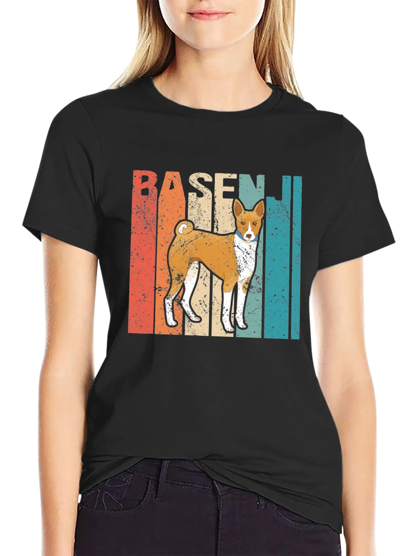 Basenji Dogs | Dog Owner African Barkless Basenjis Relaxed Everyday Tee – Lightweight And Durable Cotton