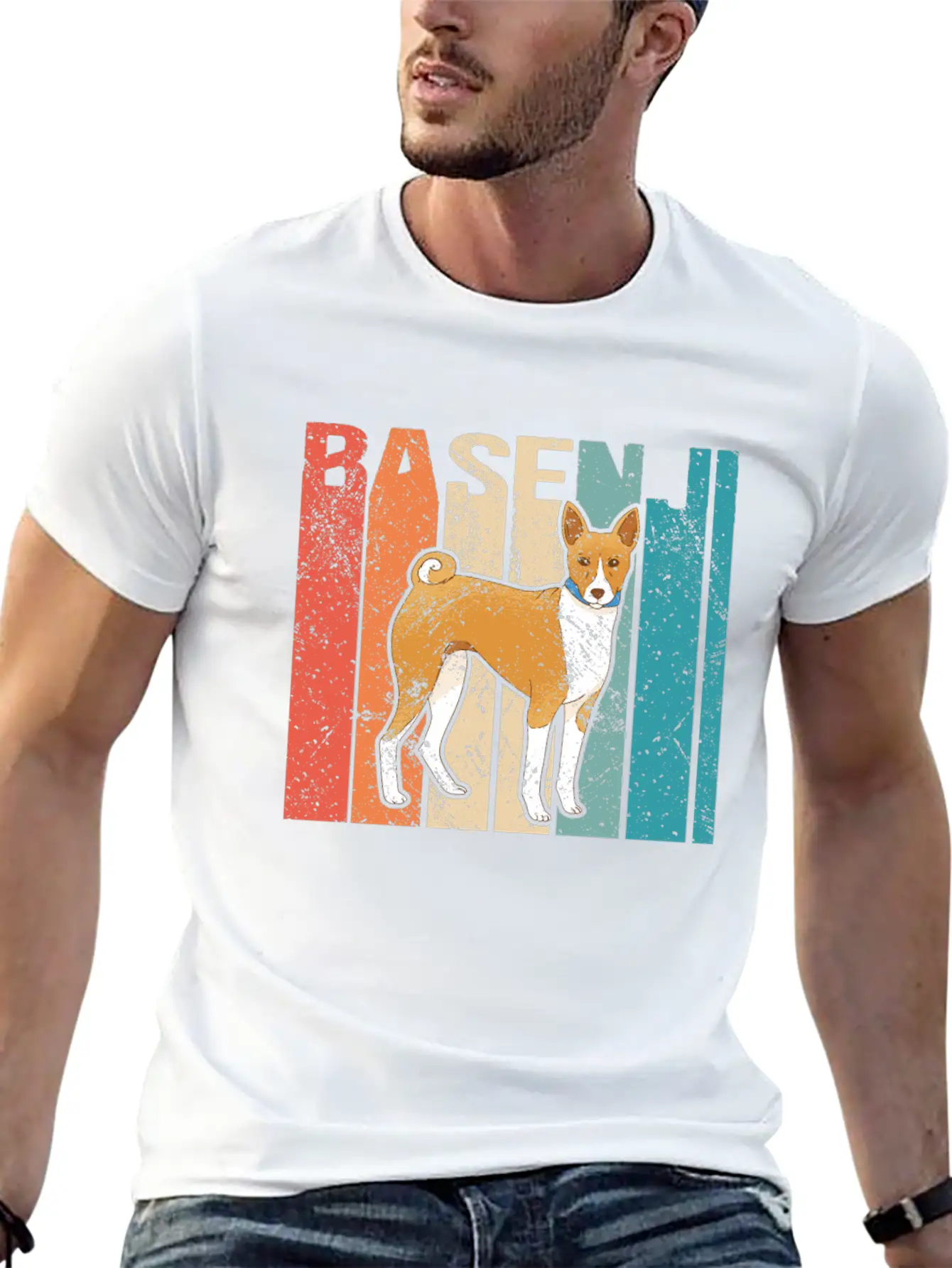Basenji Dogs | Dog Owner African Barkless Basenjis Relaxed Everyday Tee – Lightweight And Durable Cotton