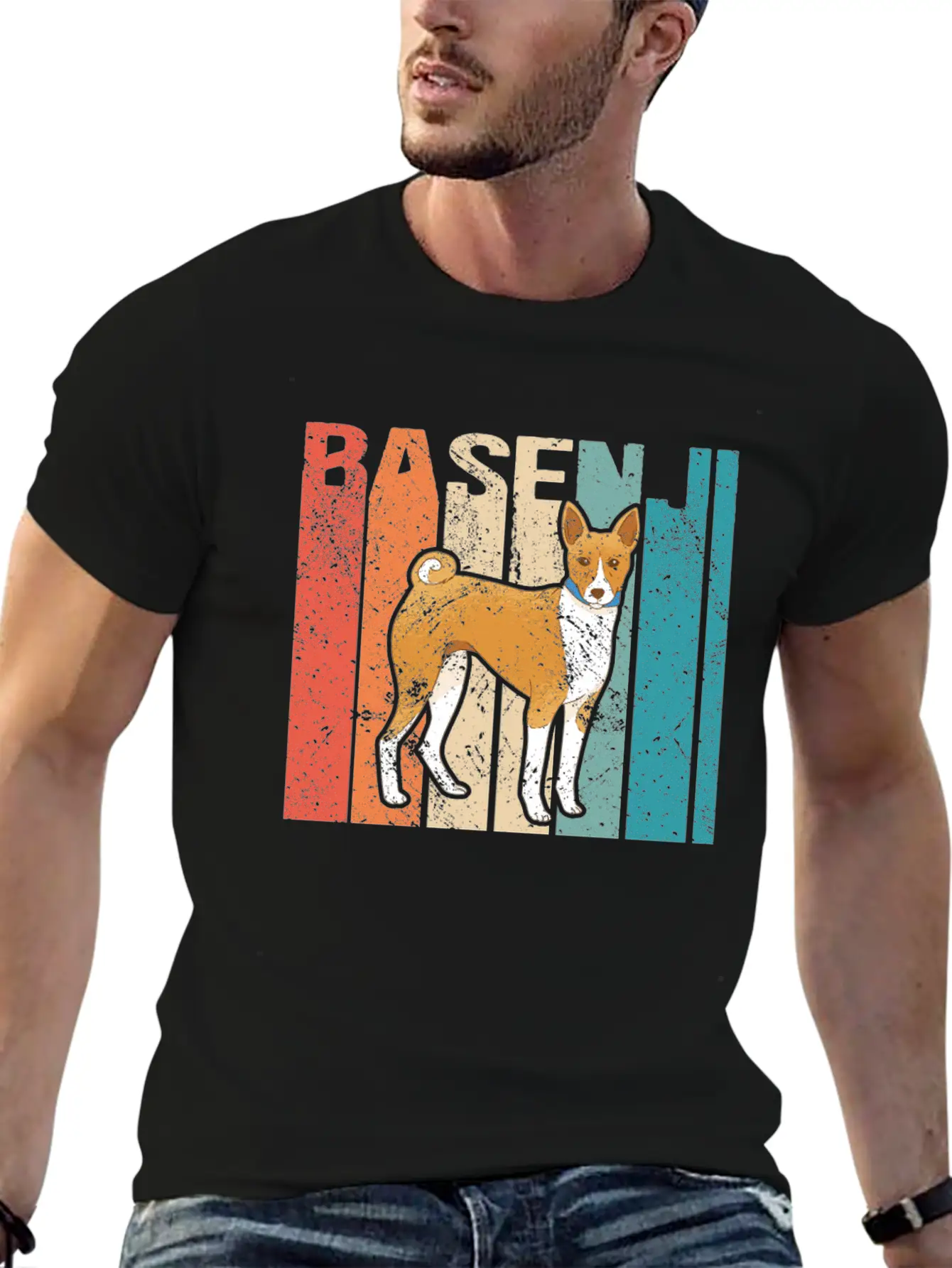 Basenji Dogs | Dog Owner African Barkless Basenjis Relaxed Everyday Tee – Lightweight And Durable Cotton