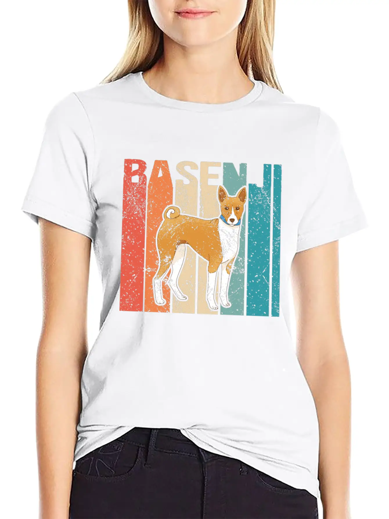 Basenji Dogs | Dog Owner African Barkless Basenjis Relaxed Everyday Tee – Lightweight And Durable Cotton